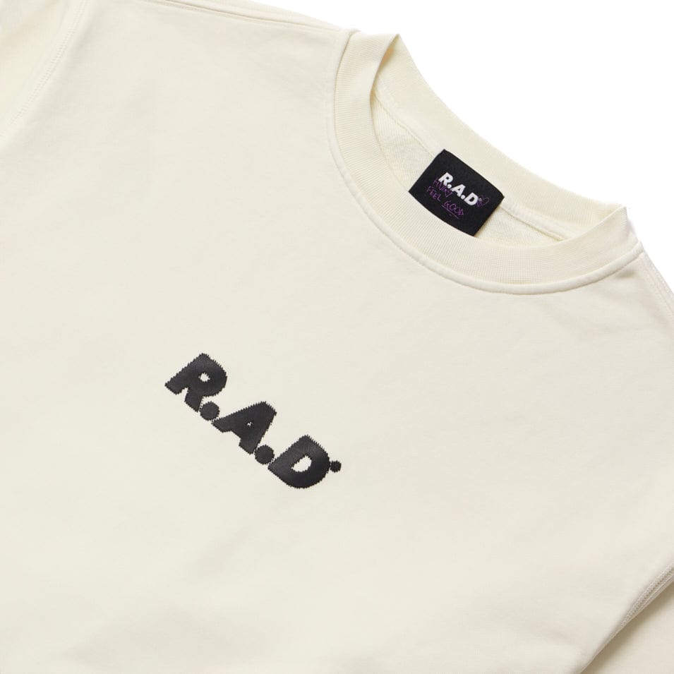 CREW SWEAT OFF WHITE - Premium Cotton Crewneck Sweatshirt for Men & Women | Casual Streetwear | Perfect for Gym, Lounge & Everyday Wear