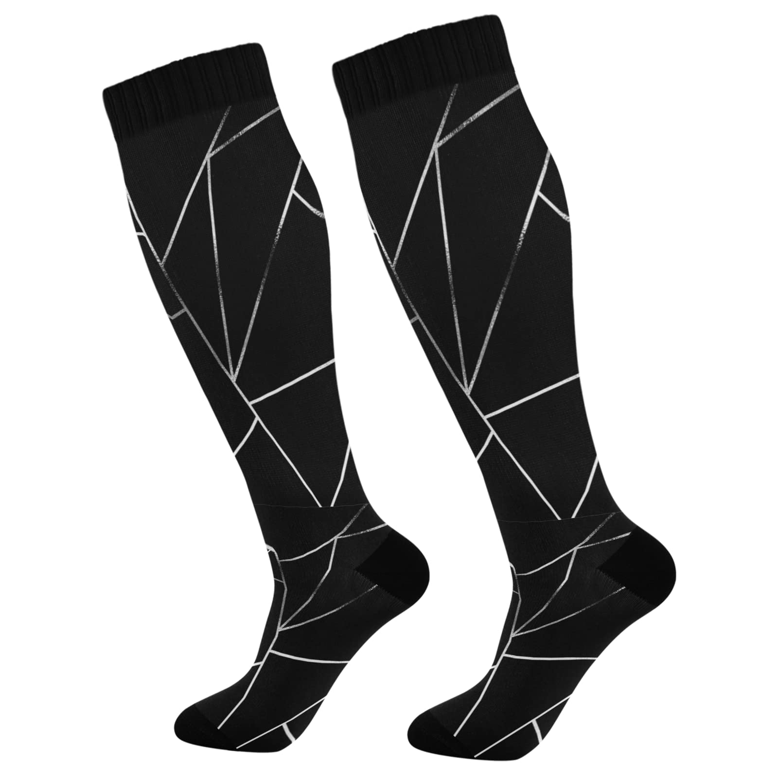 **Unisex Long Casual Athletic Crew Socks - Breathable Soft Cotton Socks for Men & Women - Running, Cycling, Hiking, Workout & Everyday Comfort**