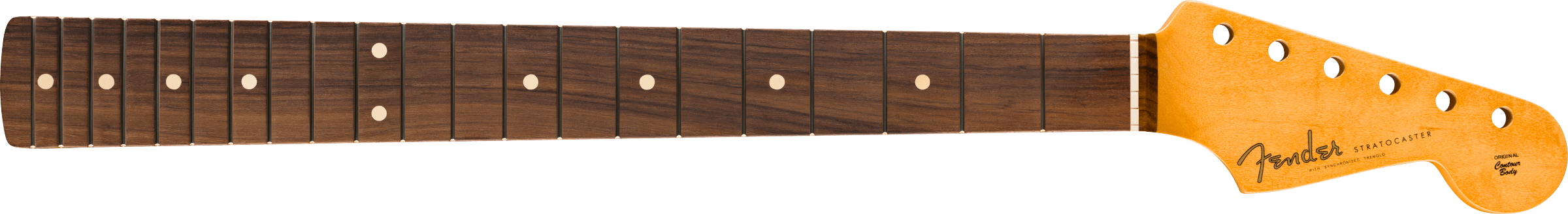 Fender Vintera II 60's Stratocaster Guitar Neck - 21 Vintage Tall Frets, Rosewood Fingerboard, C-Shape Profile | Perfect for Electric Guitar Upgrades & Vintage Tone Restoration
