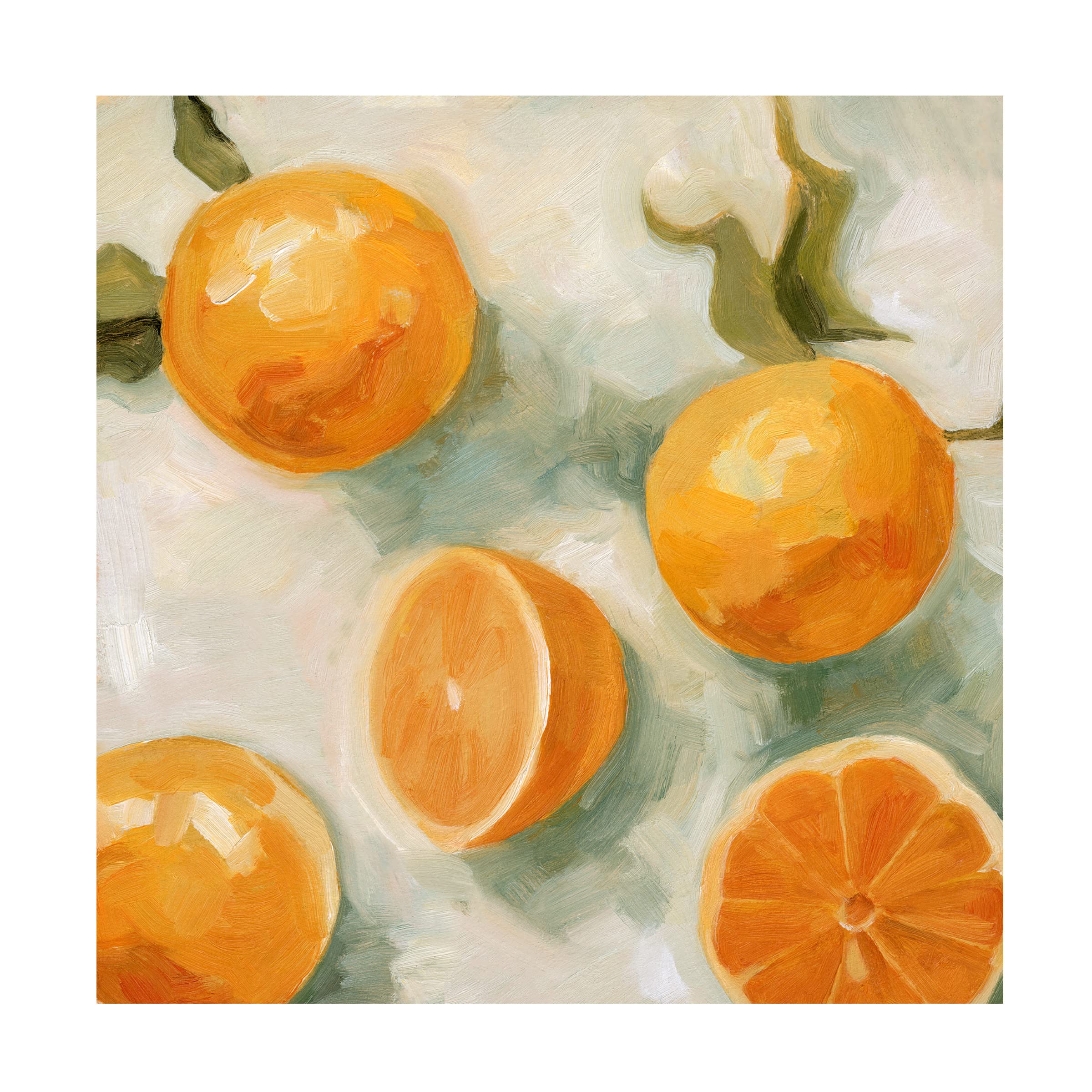 Emma Scarvey 'Fresh Citrus IV' Canvas Art Print - Modern Home Decor for Living Room, Bedroom & Office - Vibrant Wall Art for Kitchen, Dining Area & Gifts