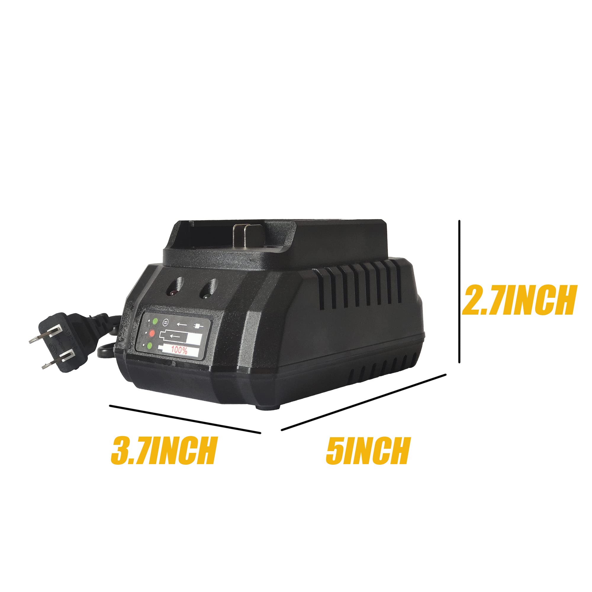 Weed Eater 2.0 Charger (1.5A) - Fast & Reliable Battery Charger for Weed Trimmers | Perfect for Lawn Care, Garden Maintenance & Outdoor Landscaping