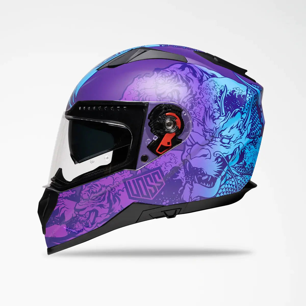 Voss 989 Moto V Rei Full Face Motorcycle Helmet - DOT Approved for Men & Women - Lightweight & Comfortable for Street Bike Riding & Racing