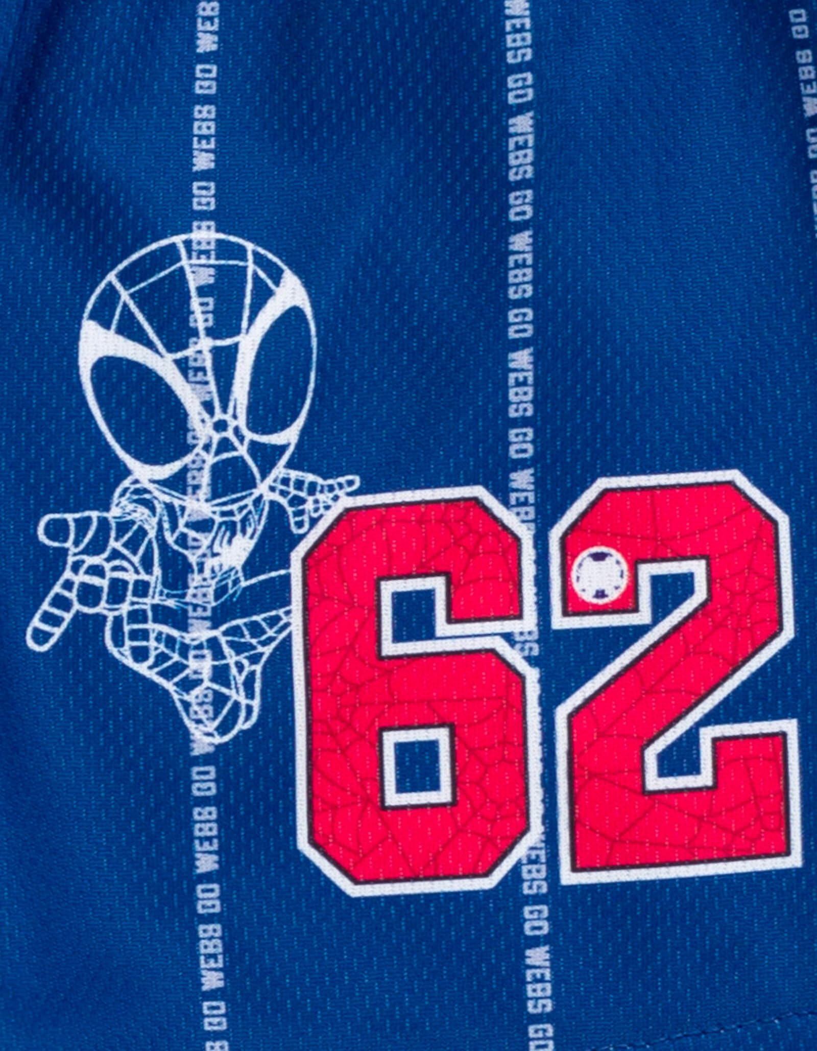 Marvel Spider-Man Miles Morales Hulk Mesh Jersey Tank Top & Basketball Shorts Set for Kids (2T-20) - Superhero Costume & Sports Outfit for Playtime, Cosplay & Basketball Games