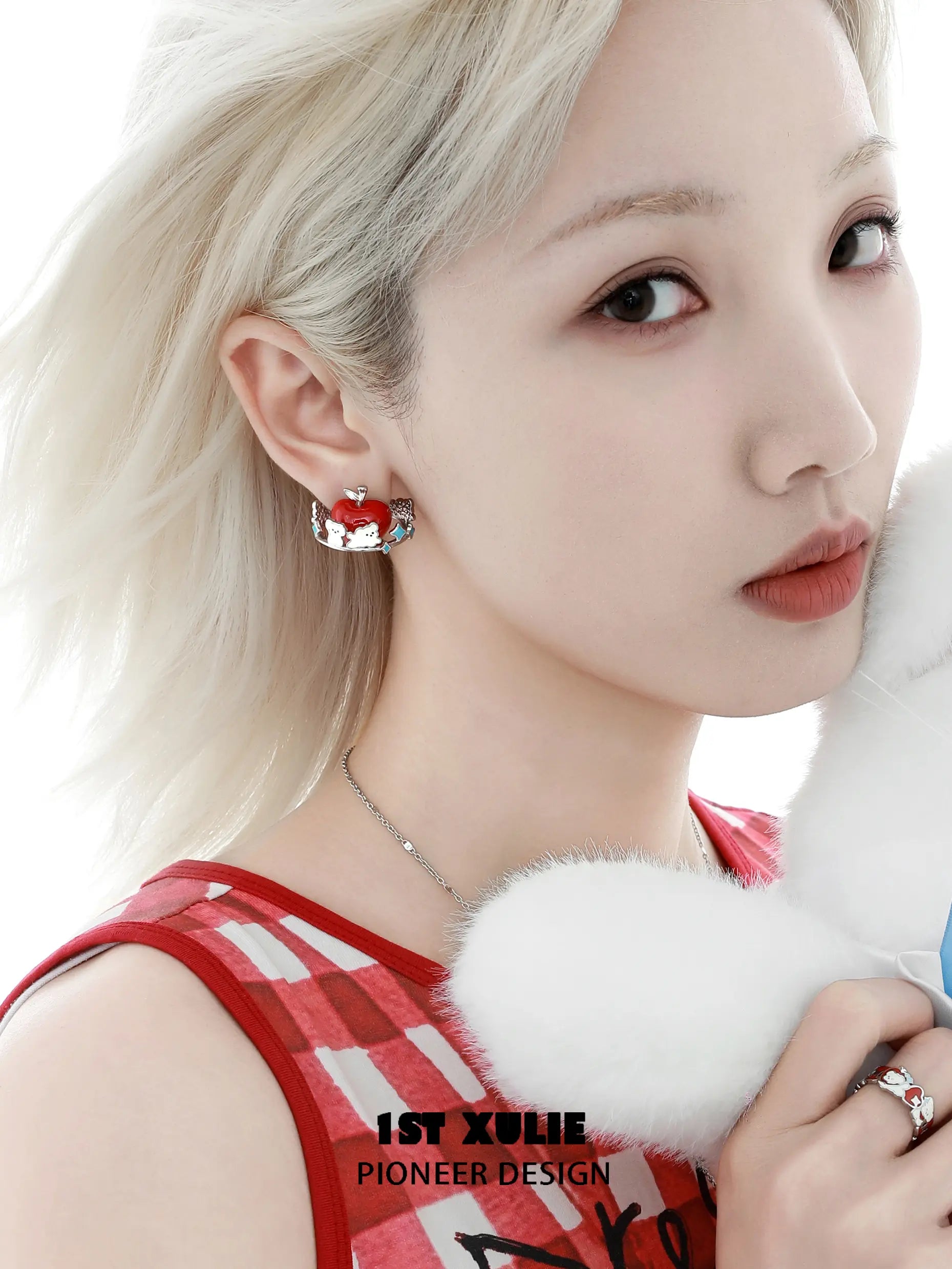 18k Platinum Plated Cute Kitten & Puppy Earrings for Women - Perfect Gift for Pet Lovers, Valentine's Day & Everyday Wear
