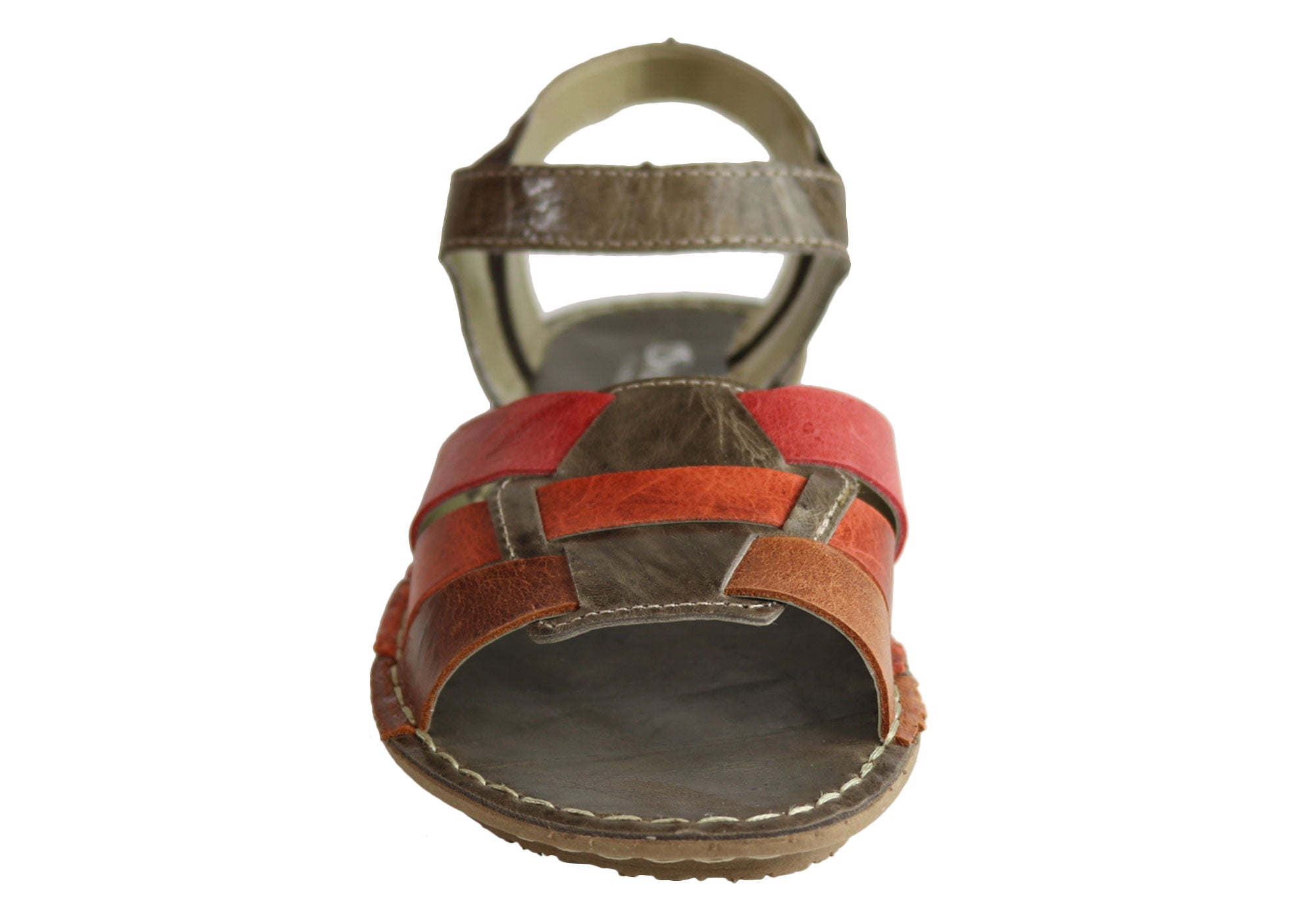 Andacco Mona Women's Comfortable Flat Leather Sandals - Handmade in Brazil - Perfect for Beach, Vacation & Summer Outfits
