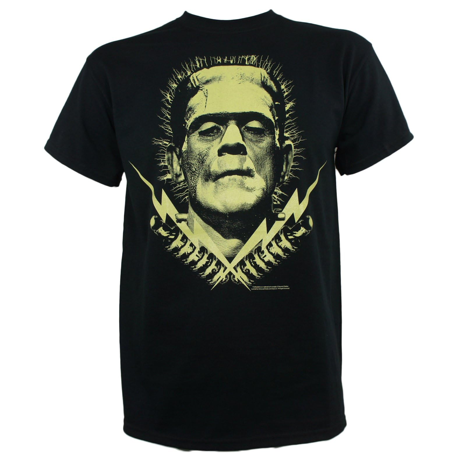 Boris Karloff Frankenstein Glow in The Dark T-Shirt for Men - Horror Movie Fan Gift & Halloween Costume Cosplay