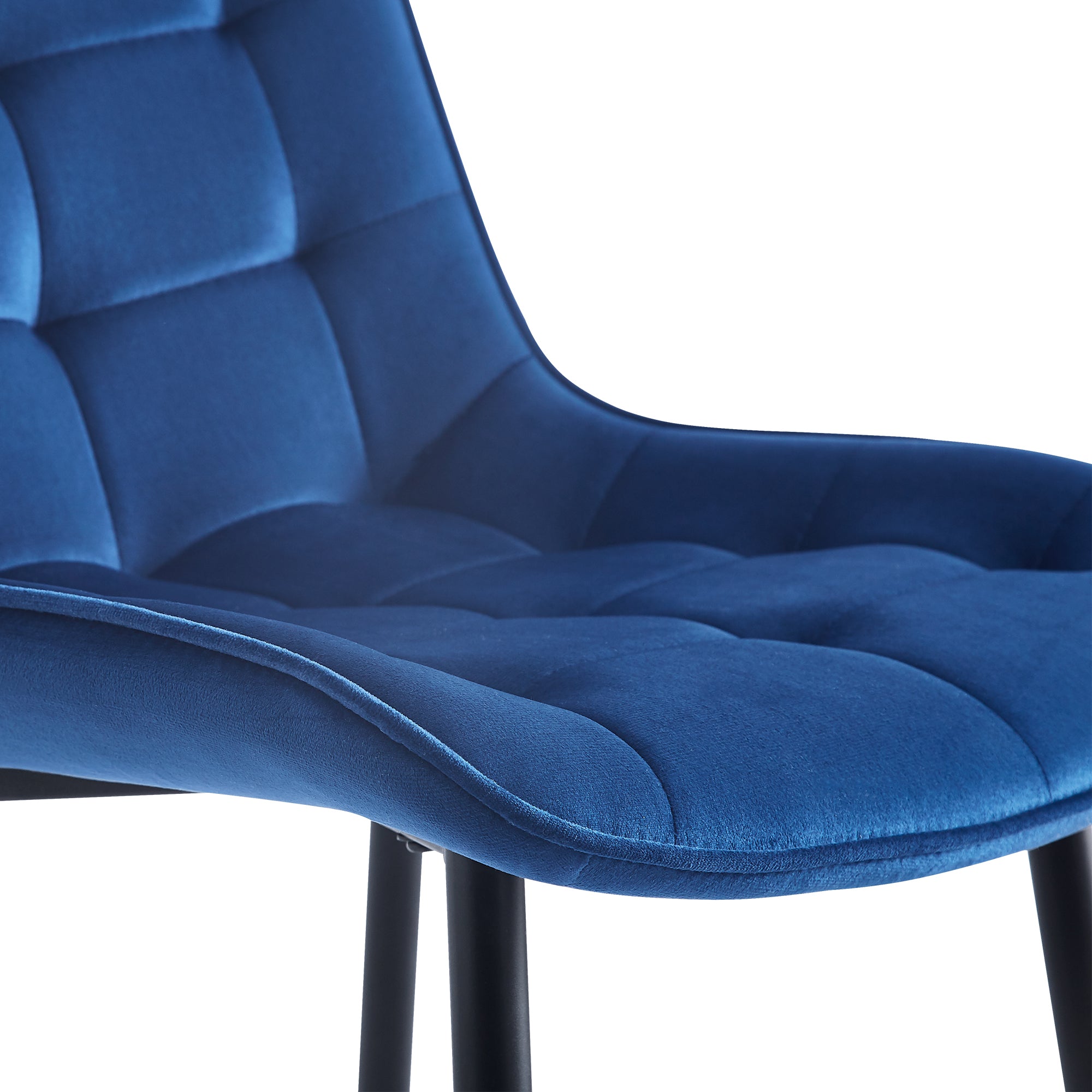 Modern Blue Dining Chairs Set of 2 - Contemporary Style with Advanced Technology - Perfect for Restaurants, Cafes, Bars, Offices & Living Rooms - Easy Assembly & Sturdy Design - Ideal for Home Dining & Commercial Spaces