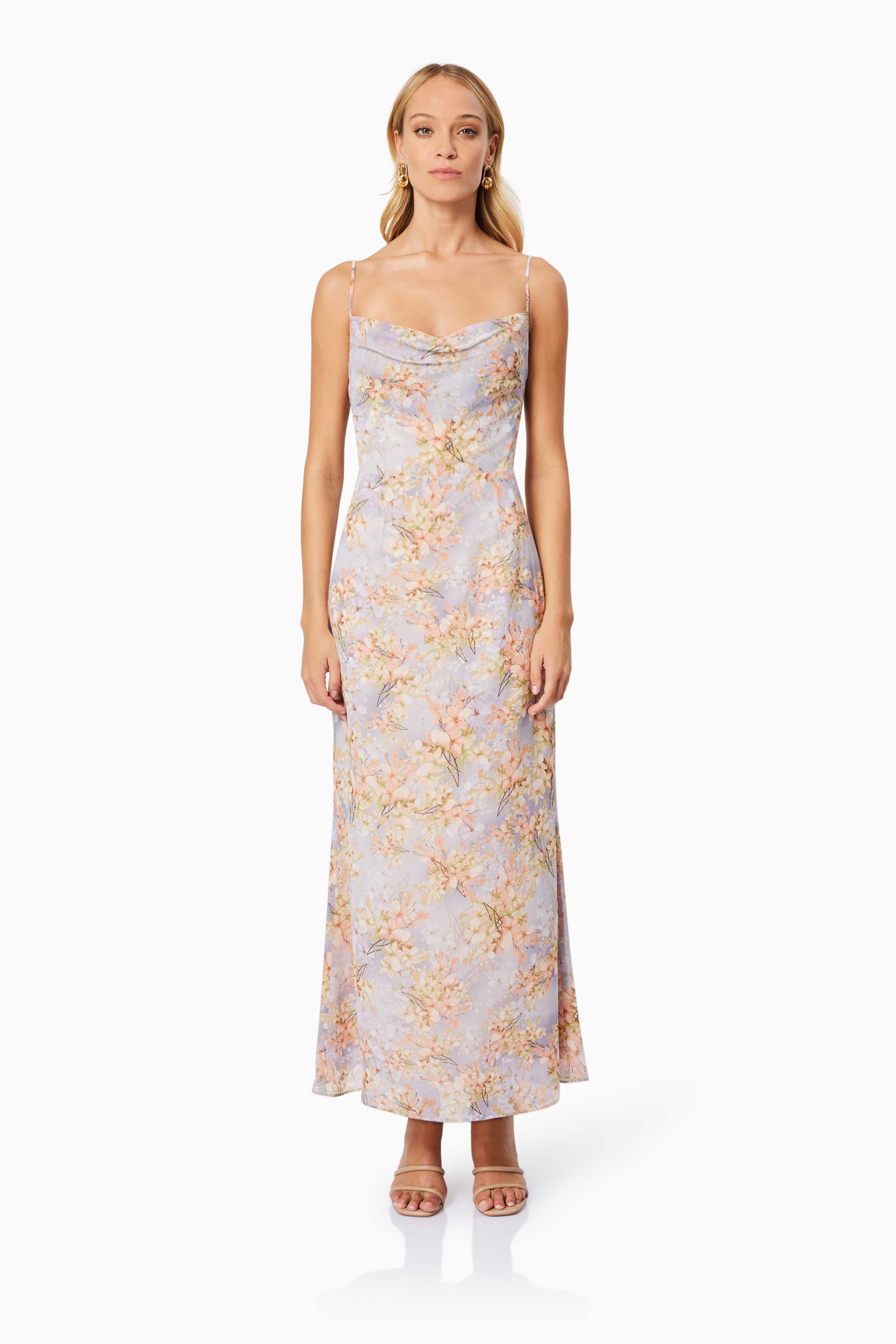 Elegant Sahara Maxi Dress for Women - Flowy Summer Beach Dress with Pockets | Perfect for Vacations, Weddings & Boho Outfits