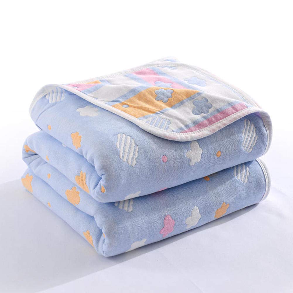 Ultra-Soft Pure Cotton Twin Size Blanket - All Season Lightweight & Wrinkle-Resistant Bed Cover (79x91 inches) - Perfect for Home, Bedroom, Dorm & Cozy Nights
