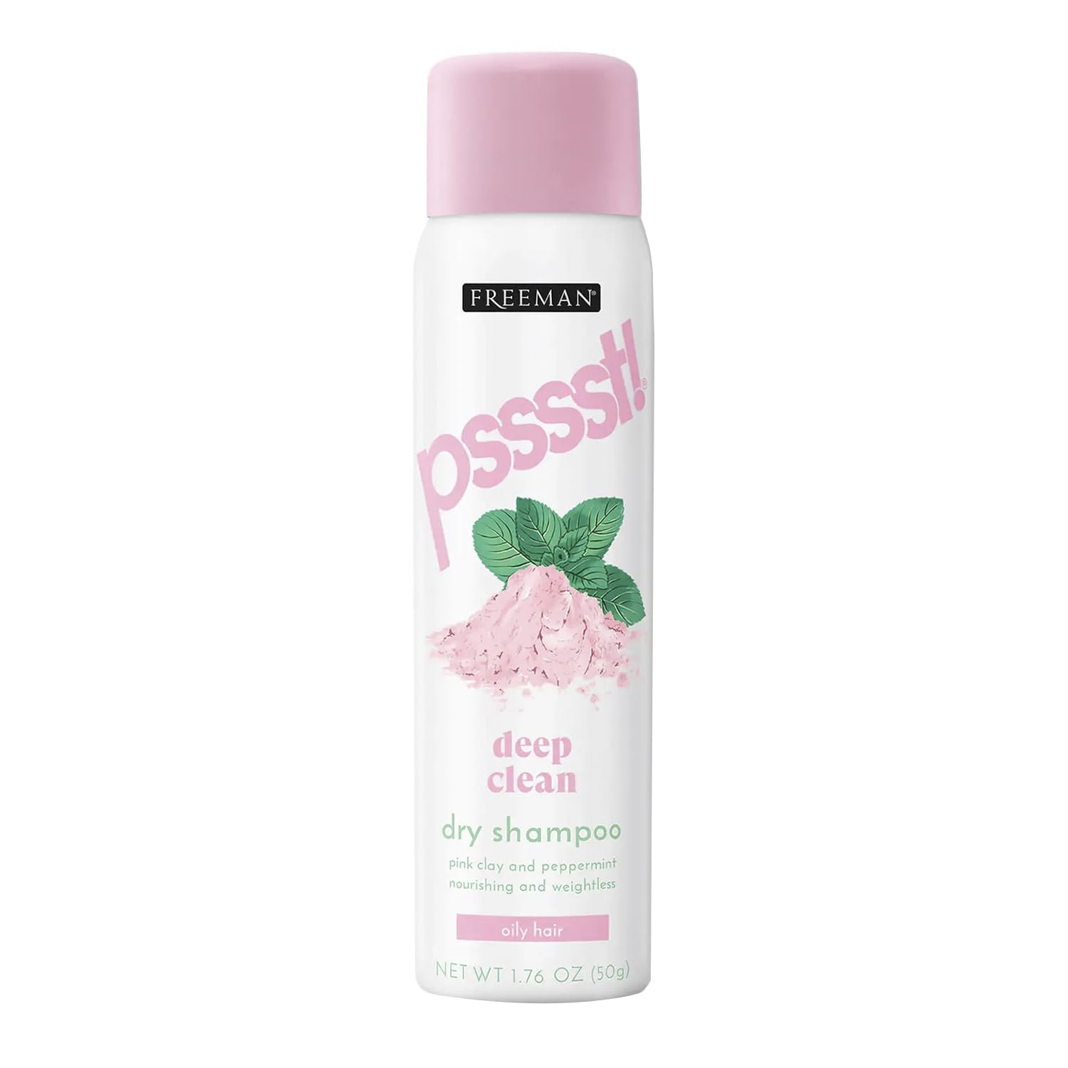 Psssst! Deep Clean Dry Shampoo 1.76oz - Travel Size for Fresh Hair On-the-Go