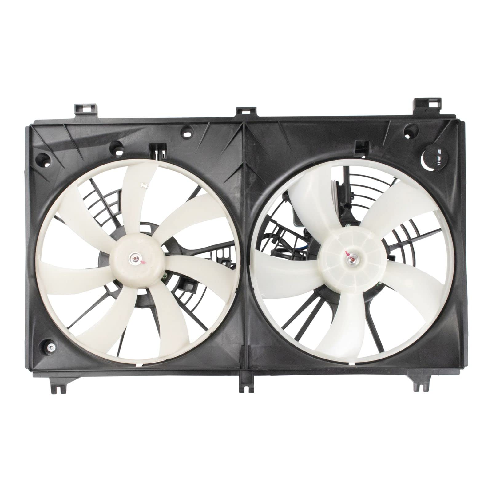 High Performance Radiator Dual Cooling Fan Assembly for 2015-2019 Lexus GS200t GS300 GS350 RC200t RC300 RC350 - Direct Replacement Part LX3115146 - Perfect for Summer Driving & Heavy Traffic Conditions