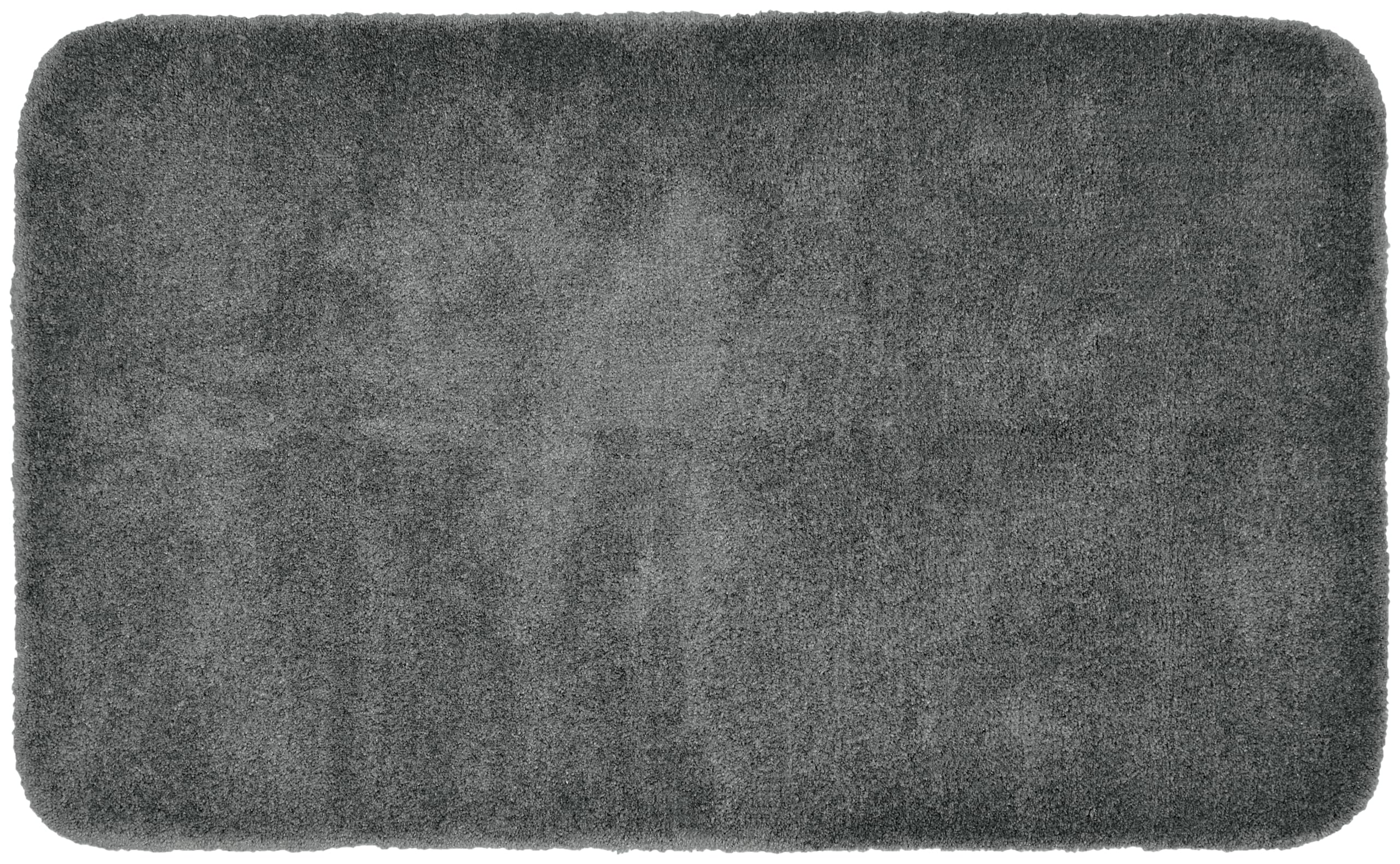 Luxury Ultra Plush Washable Bath Rug 30x50 Inches - Soft, Fluffy, Non-Slip Bath Mat for Bathroom, Shower & Vanity Area - Dark Gray Elegant Home Decor by Garland Rug