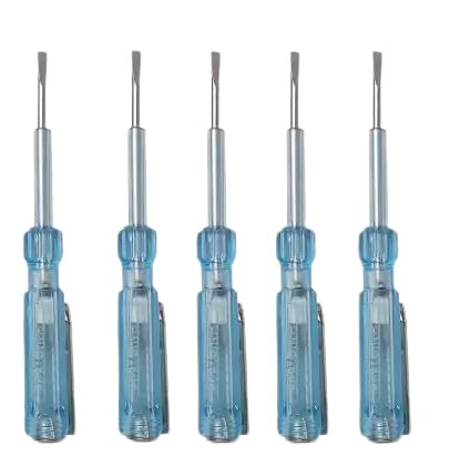 Hillgrove 5-Pack Analog Voltage Line Tester - Non-Contact Electrical Voltage Detector Pen for Home & Professional Use - Perfect for Outlets, Switches & Circuit Testing