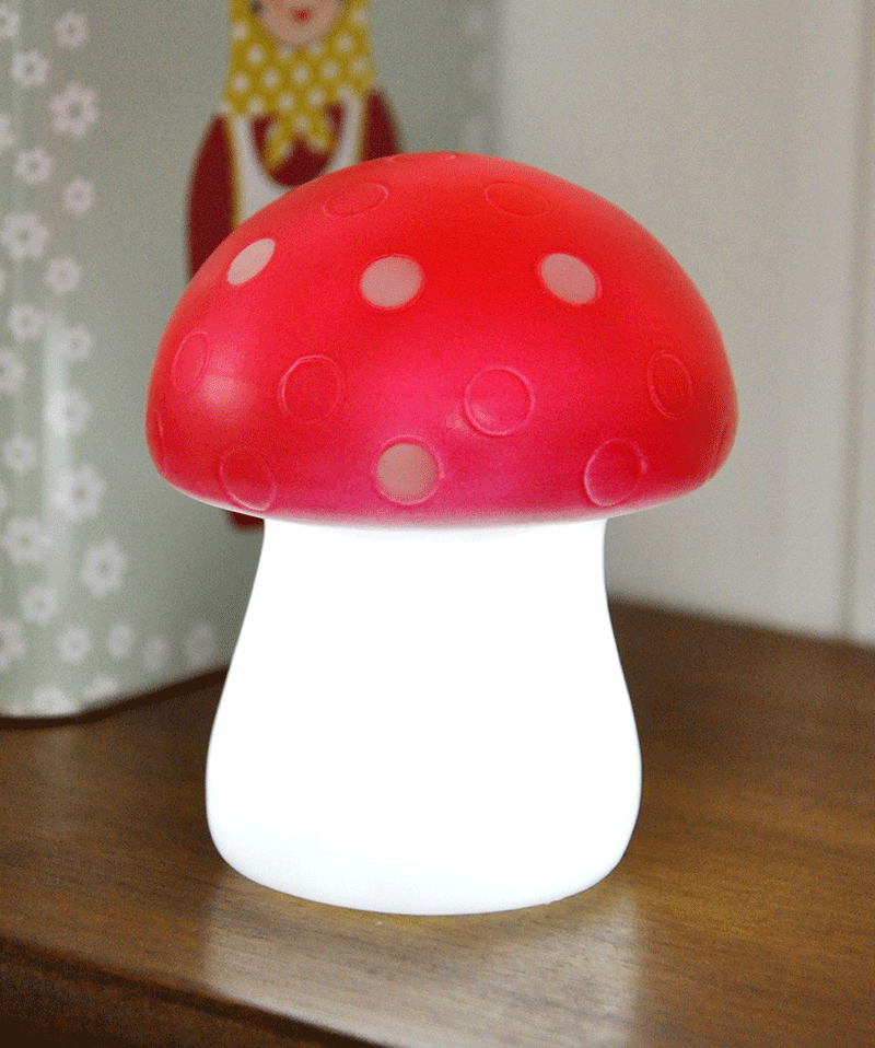 Mushroom LED Night Light for Kids - Soft Glow Nursery Lamp, Bedroom Decor for Baby & Toddler - Perfect for Bedtime, Nighttime Feeding & Soothing