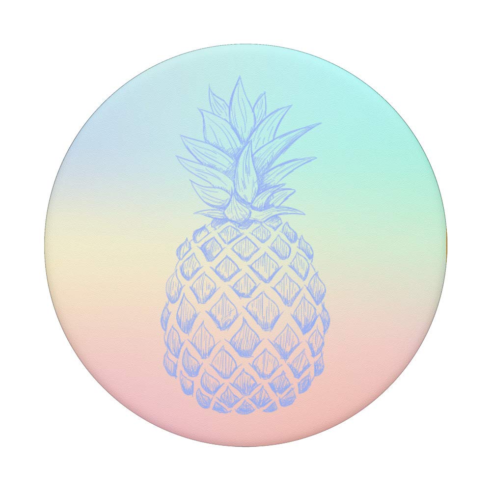 Funny Tropical Pineapple Phone Grip - Swappable PopSockets PopGrip for Fruit Lovers | Perfect for Summer Beach Days, Pool Parties & Tropical Vacations
