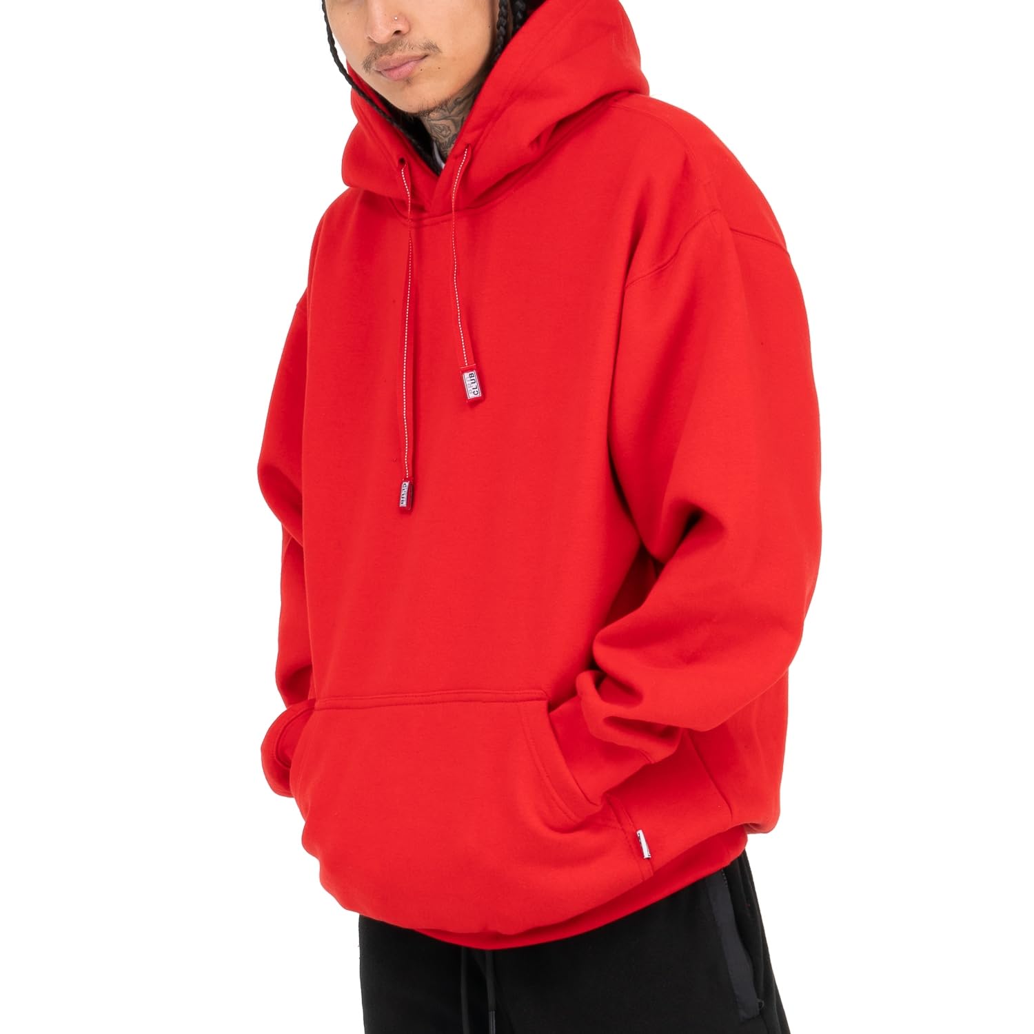 Pro Club Men's Heavyweight Pullover Hoodie - Premium Cotton Fleece Sweatshirt for Gym, Workout & Casual Wear | Warm Winter Hooded Sweater for Outdoor Activities