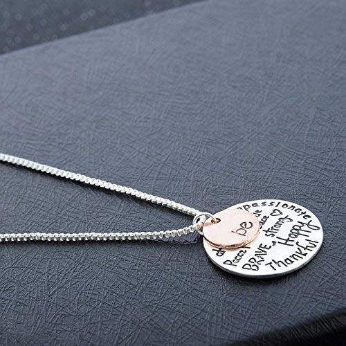 Inspirational Graffiti Charm Necklace 18