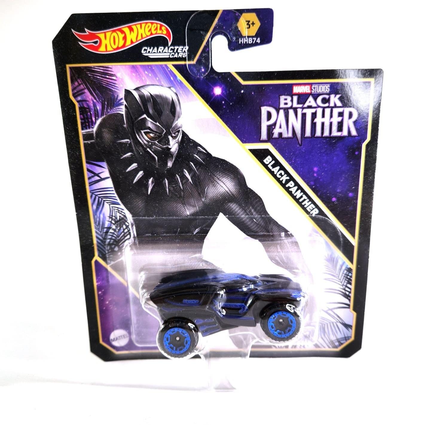 Hot Wheels Marvel Wakanda Forever Black Panther Character Car - Die-Cast Vehicle Toy for Kids & Collectors - Perfect for Playtime, Display & Marvel Fans Collection