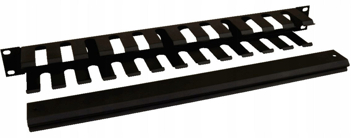 RAOK 1M Cable Management Panel with Cover Plate - Organize & Hide Wires for Home Office, Entertainment Centers & Workstations