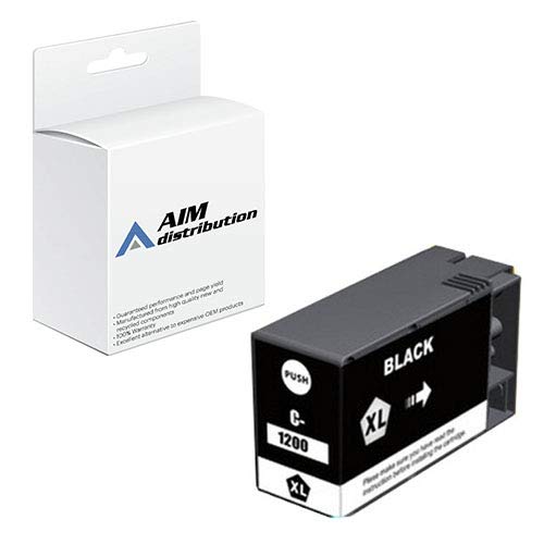 Compatible PGI-1200BK Black Ink Cartridge for Canon Printers | High Yield 1200 Pages | Replacement for Office, Home & School Printing Needs