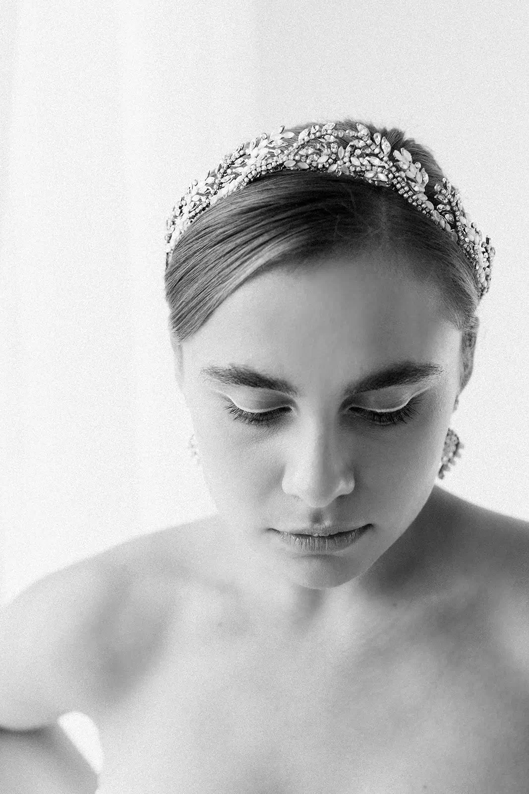 Mary Kate Crown - Elegant Rhinestone Tiara for Women & Girls | Perfect for Weddings, Prom, Pageants & Special Occasions