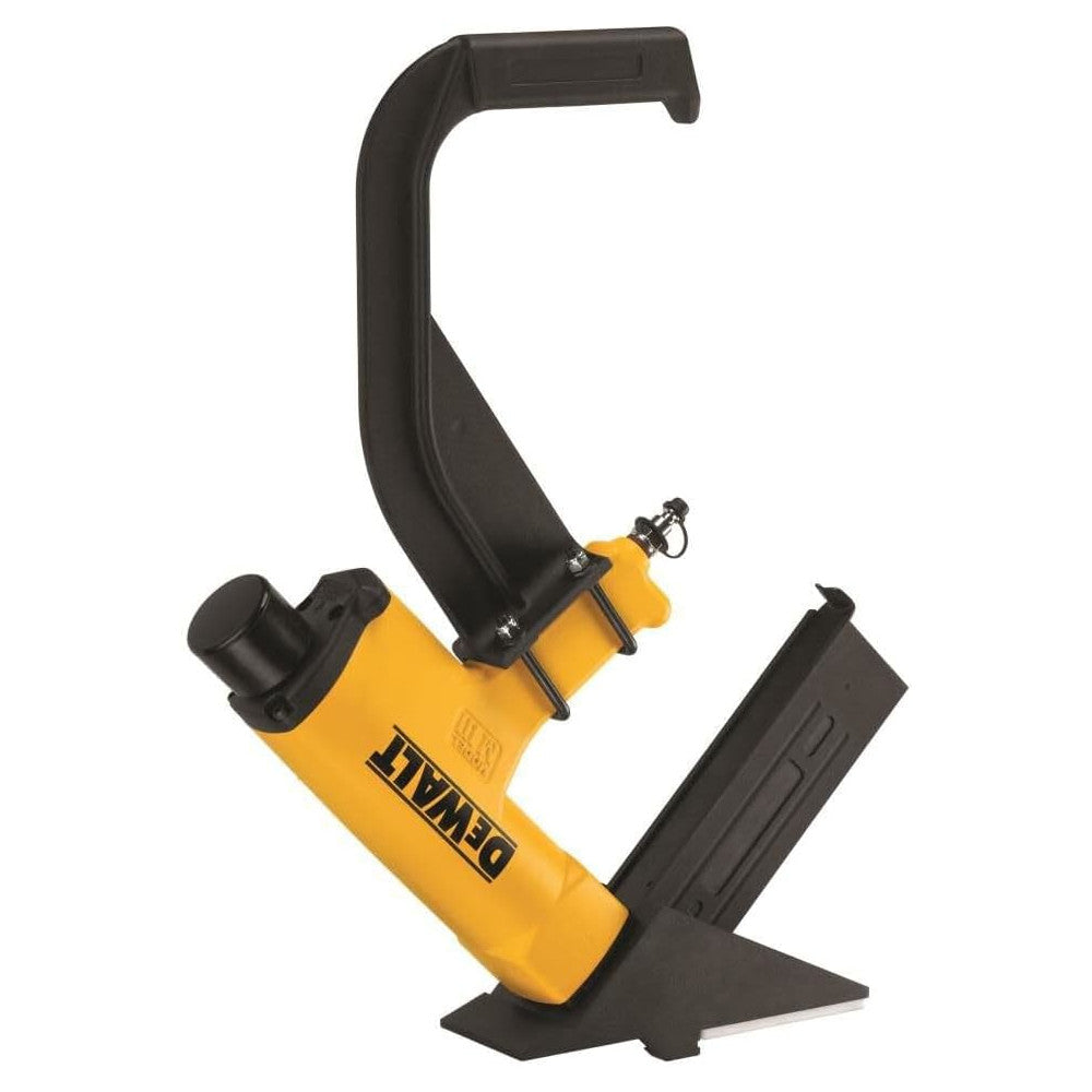 Refurbished DEWALT 15.5GA Pneumatic Hardwood Flooring Stapler with Warranty - Professional Wood Flooring Installation Tool for DIY and Contractors