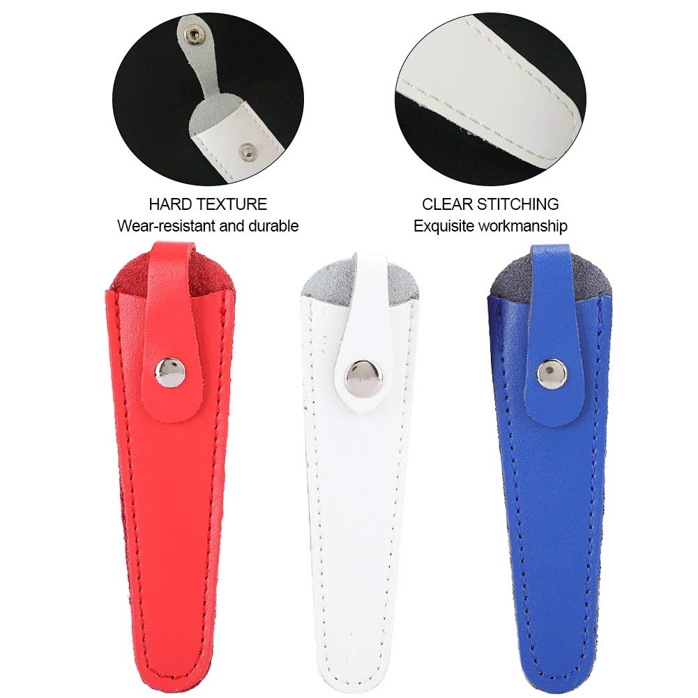 3-Piece Professional Hair Scissors Bag Set - Portable PU Leather Sheath & Holster for Salon, Barber, Stylists | Perfect for Travel, Home & Professional Use