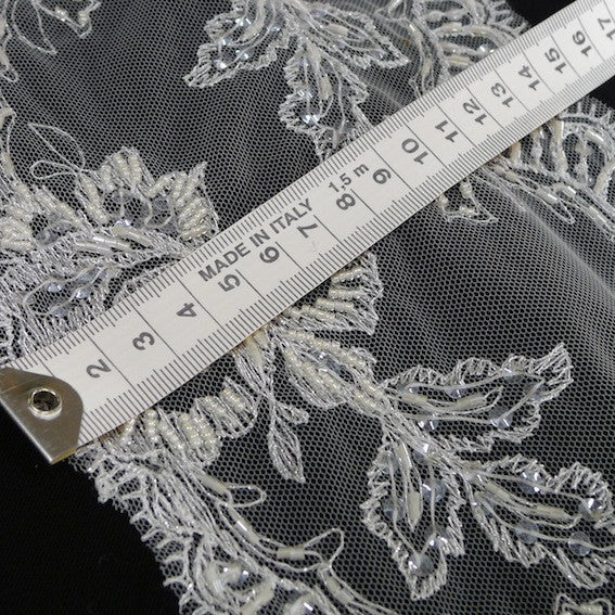 Amorette Lace Trim - Elegant Lace Fabric for DIY Crafts, Wedding Decorations & Fashion Accessories | Perfect for Dressmaking, Home Decor & Scrapbooking Projects