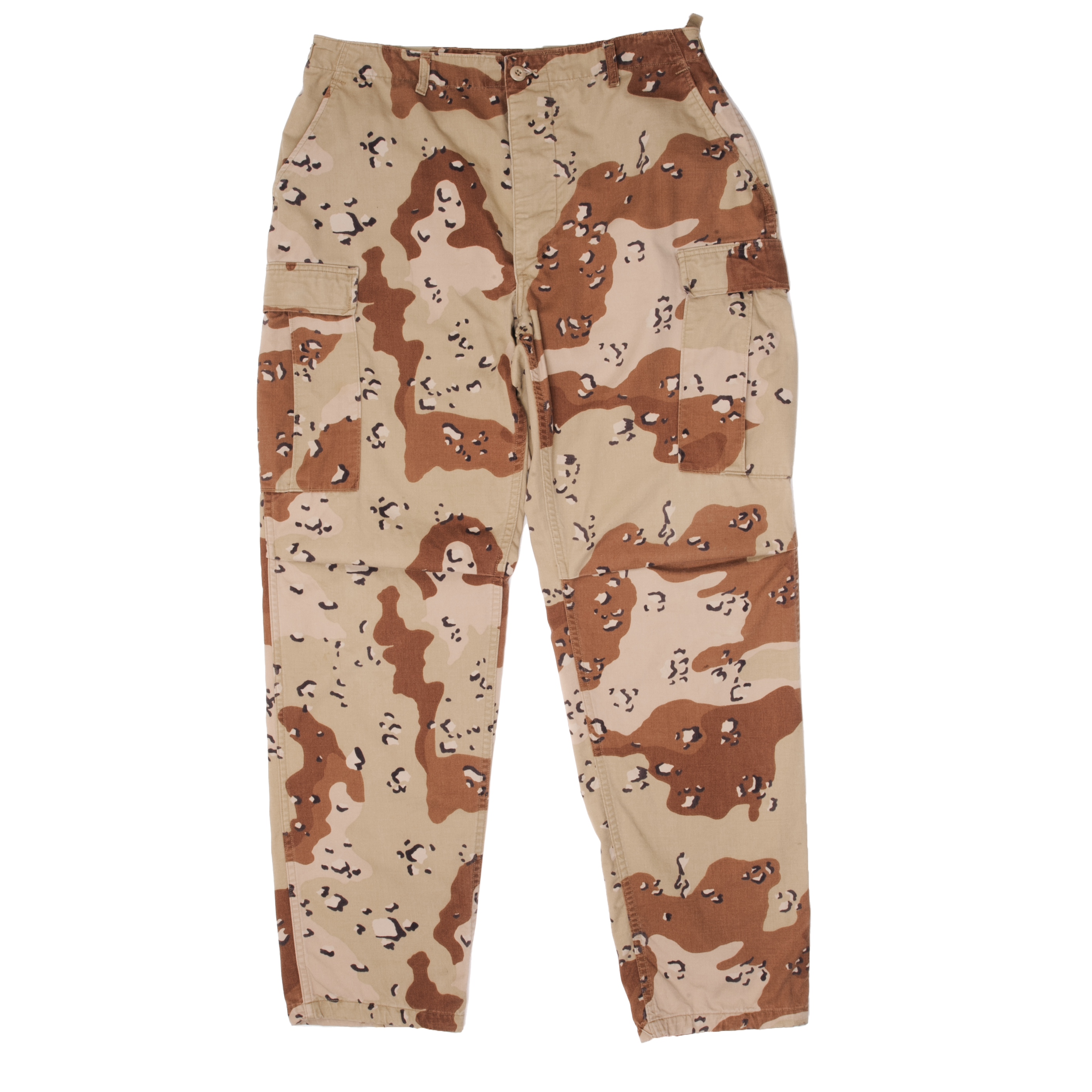 Vintage US Army Combat Pants - Desert Camouflage Pattern (1990 Issue, Size Large Long, Chocolate Chip) - Military Surplus, Tactical Gear for Outdoor Adventures, Airsoft, and Hunting