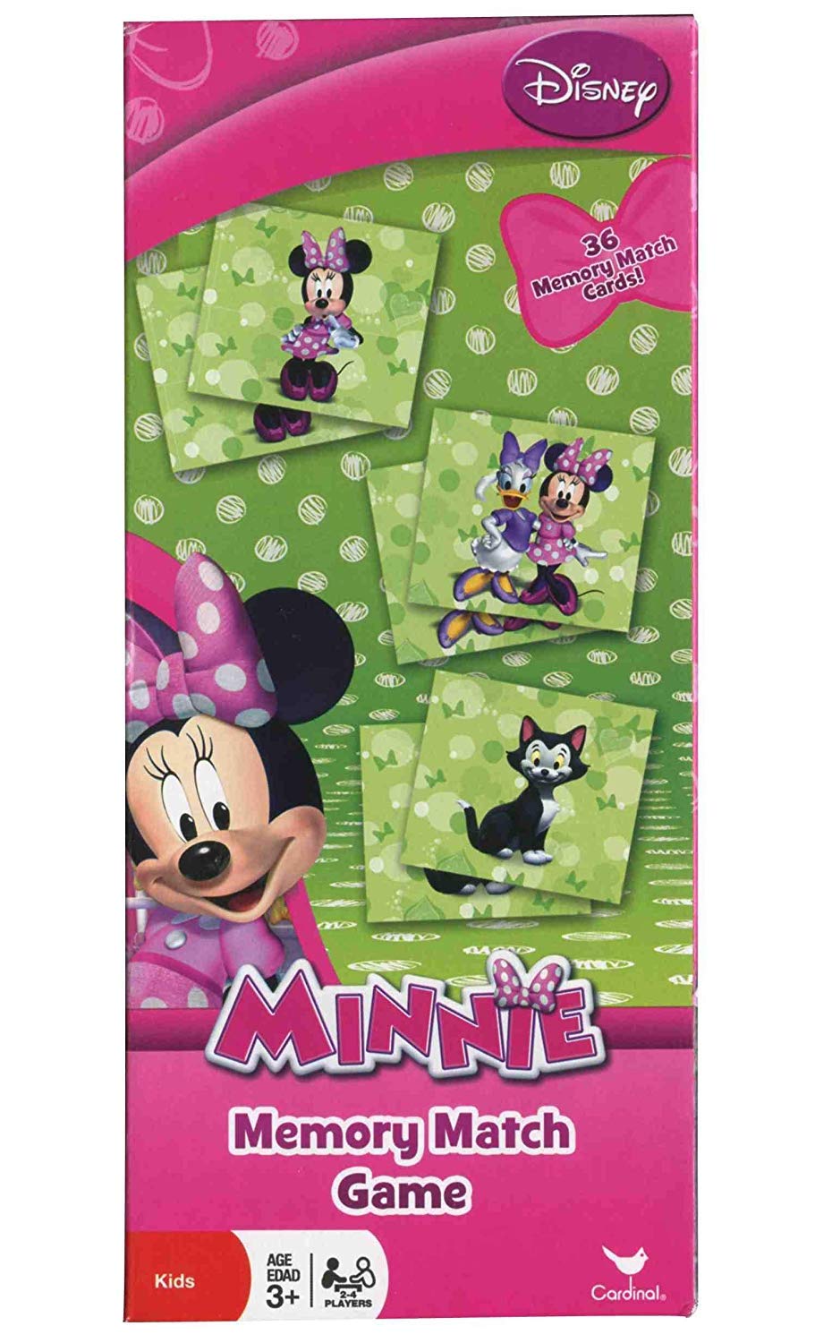 Disney Minnie Mouse Bowtique Memory Match Game - Fun Kids Matching Card Game for Family Game Night & Party Activities