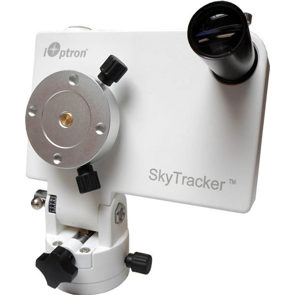 iOptron SkyTracker Pro Camera Mount for Astrophotography - White 3302W with Polar Scope | DSLR & Mirrorless Night Sky Photography | Perfect for Stargazing, Milky Way & Aurora Shooting