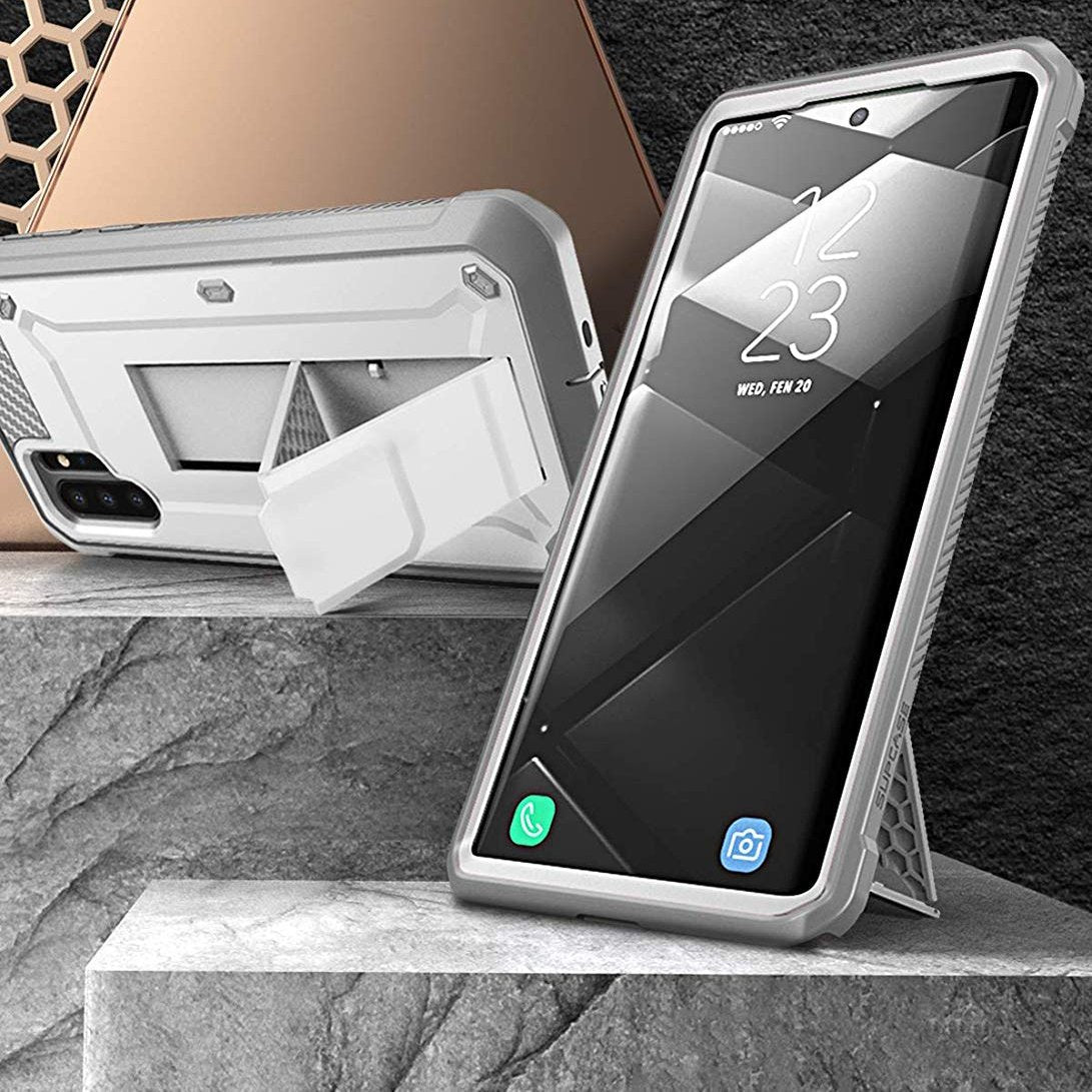 Samsung Galaxy Note10 Plus / Note10 Plus 5G Unicorn Beetle Pro Full-Body Rugged Protective Case - Shockproof & Drop Protection - White - Perfect for Outdoor Adventures & Extreme Sports