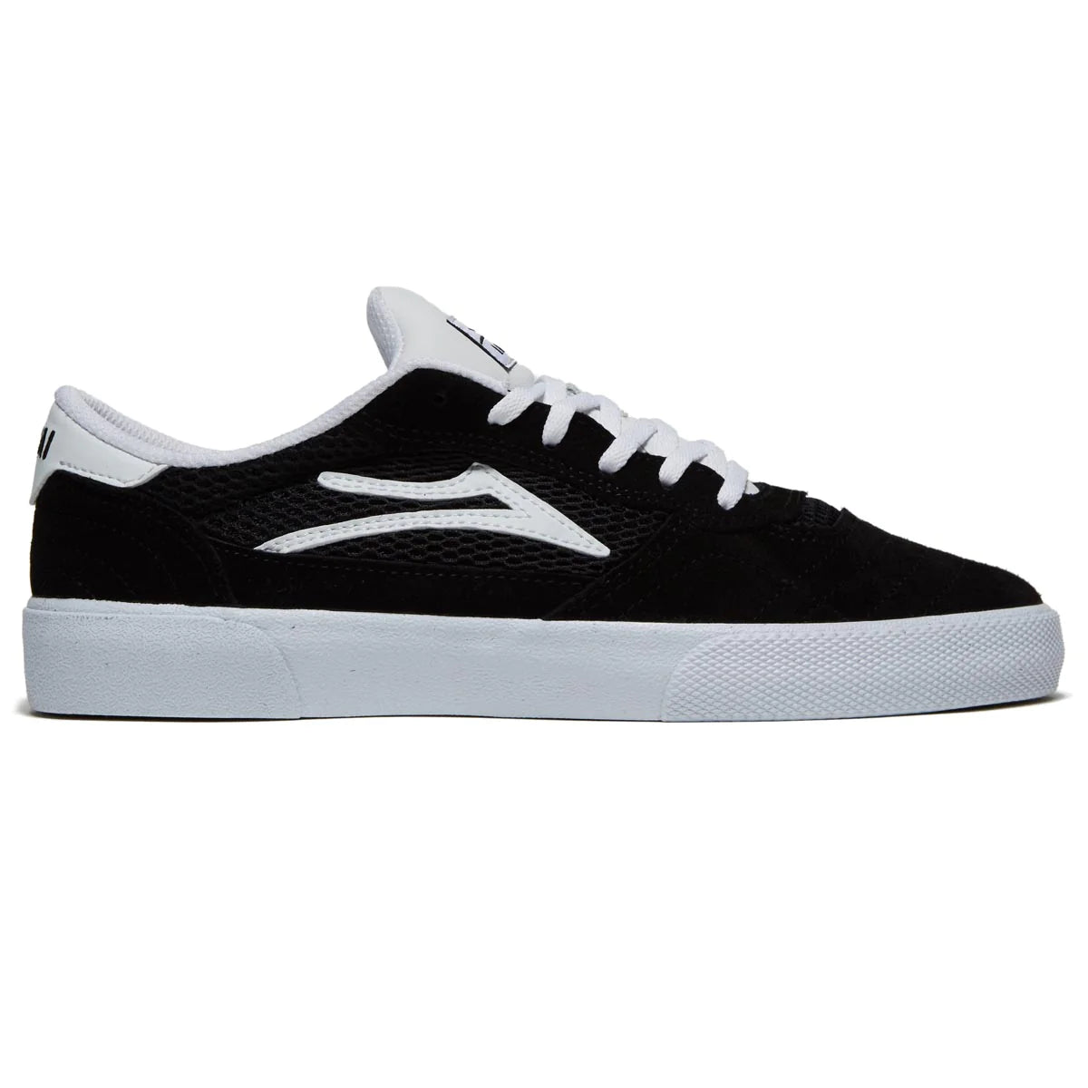 Lakai Cambridge Skate Shoes for Men & Women - Black/White - Comfortable & Durable Sneakers for Skateboarding, Casual Wear & Street Fashion