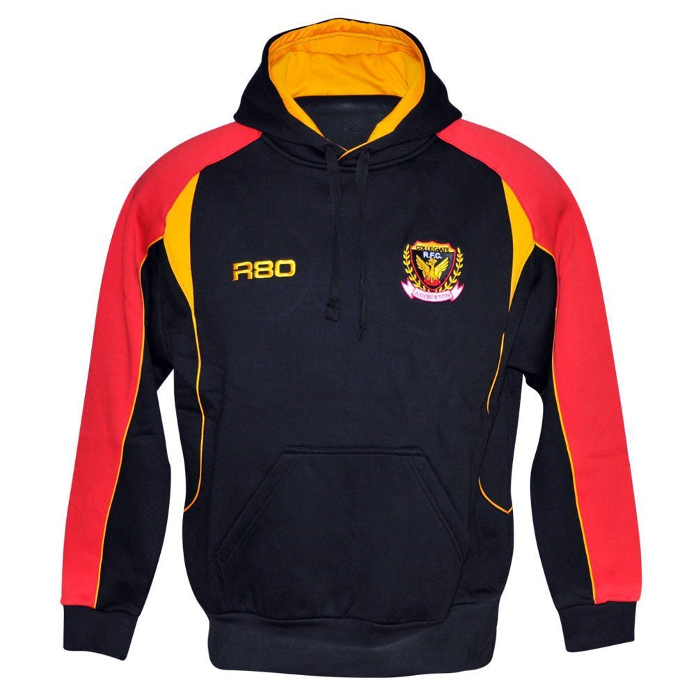 R80 Sports Fleece Hoodies for Men & Women - Lightweight Warm Pullover with Zipper Pocket - Perfect for Running, Gym Workouts & Outdoor Activities