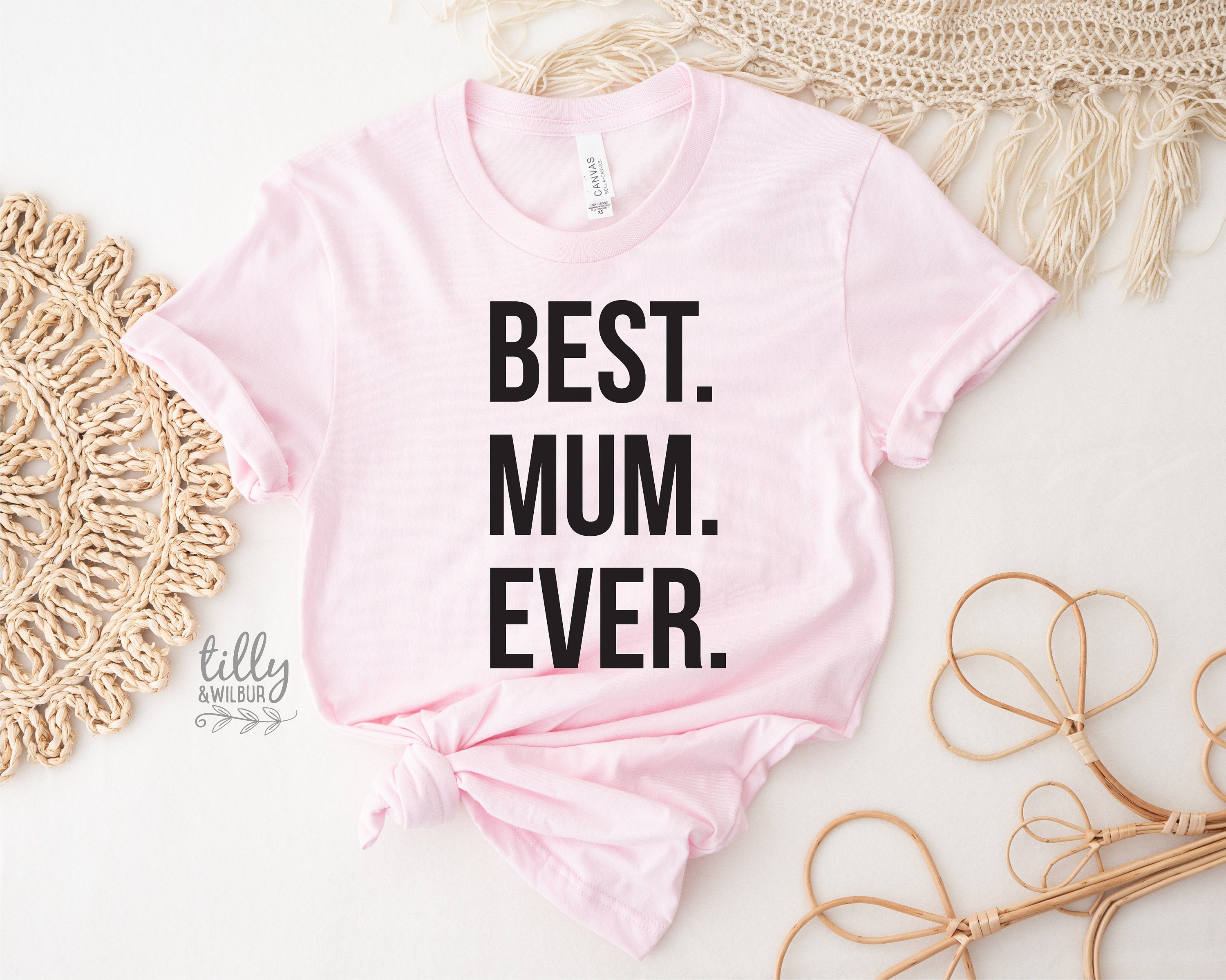 Best Mom Ever T-Shirt - Funny & Heartwarming Gift for Mother's Day, Birthday - Soft Cotton Comfort for Everyday Wear