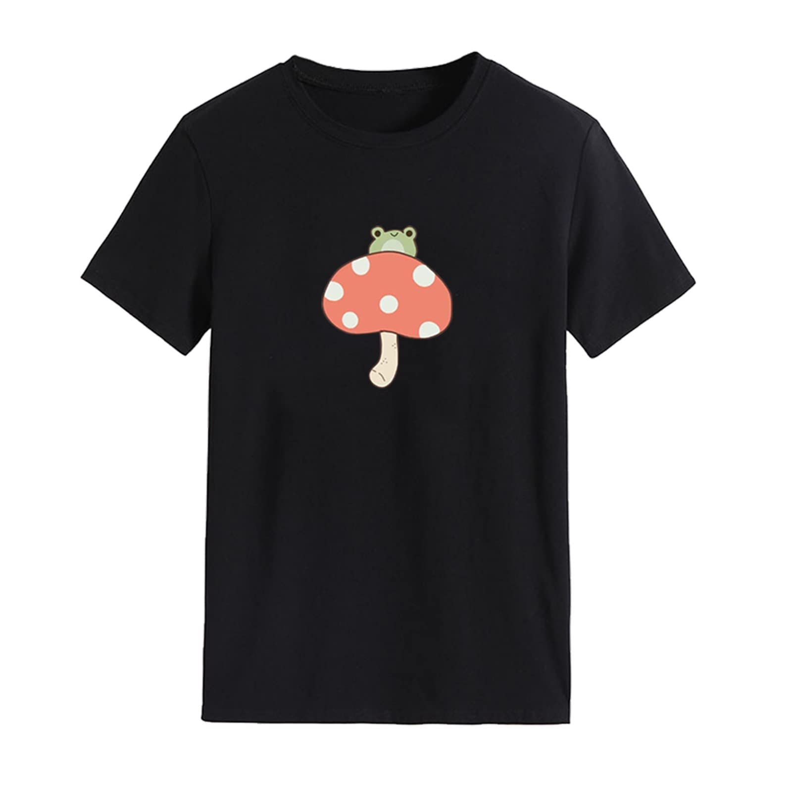 Women's Summer Short Sleeve Graphic T-Shirt - Casual Crewneck Letter Printed Loose Fit Tunic Top | Perfect for Beach Outings, Weekend Wear & Casual Everyday Style