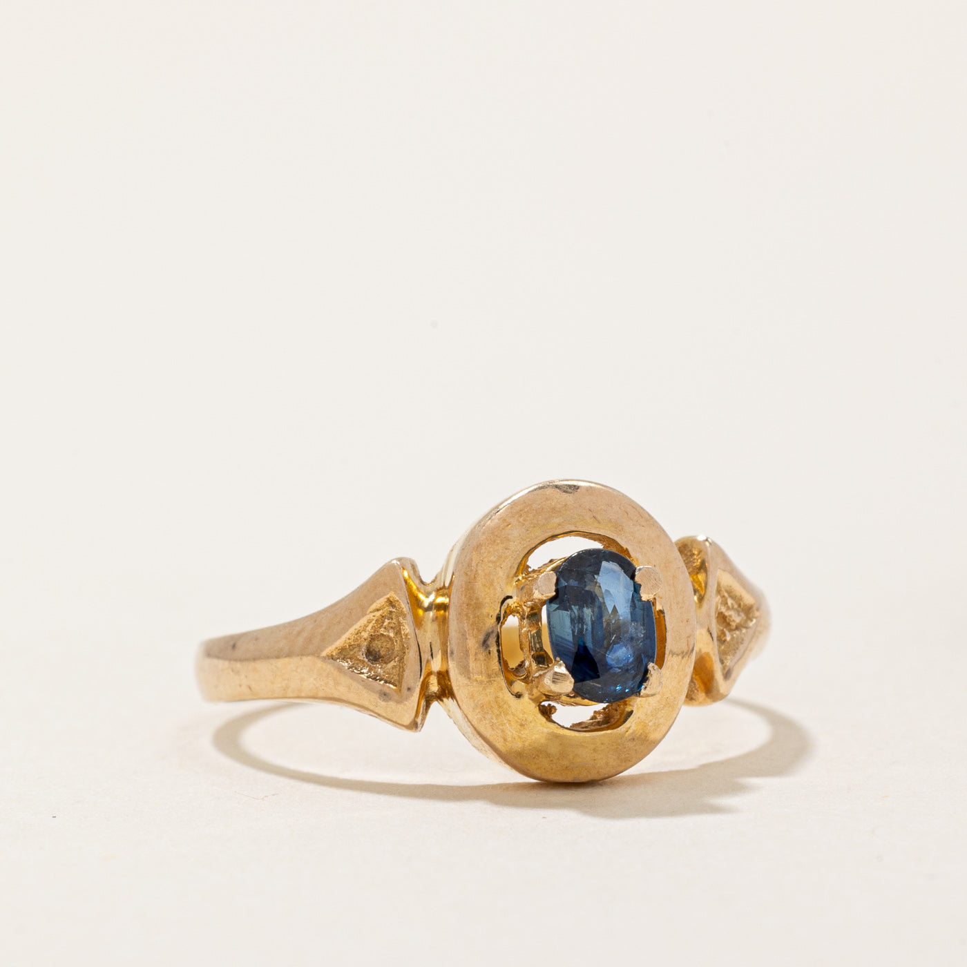 0.20ct Natural Sapphire Ring - Size 6.75 | Elegant Blue Gemstone Engagement Ring for Women | Perfect for Weddings, Anniversaries & Special Occasions