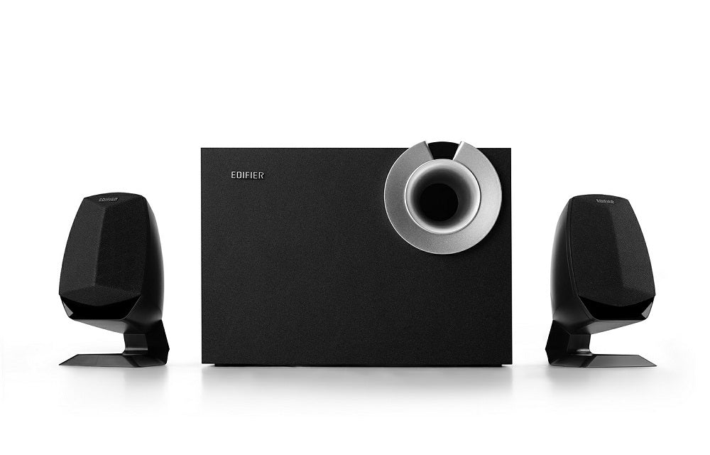 Edifier M201BT Bluetooth 5.0 2.1 Channel Speaker - 68W Peak Output, Wireless Audio System for Home Theater, Gaming & Music - Black (Perfect for Living Room, Bedroom & Office)