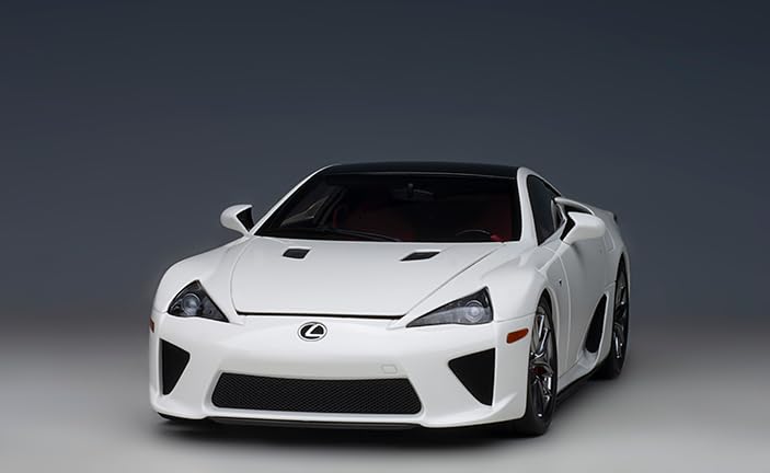 Autoart 1/18 Scale LFA Whitest White with Carbon Top Diecast Model Car 78851 - Perfect for Collectors Display & Racing Enthusiasts
