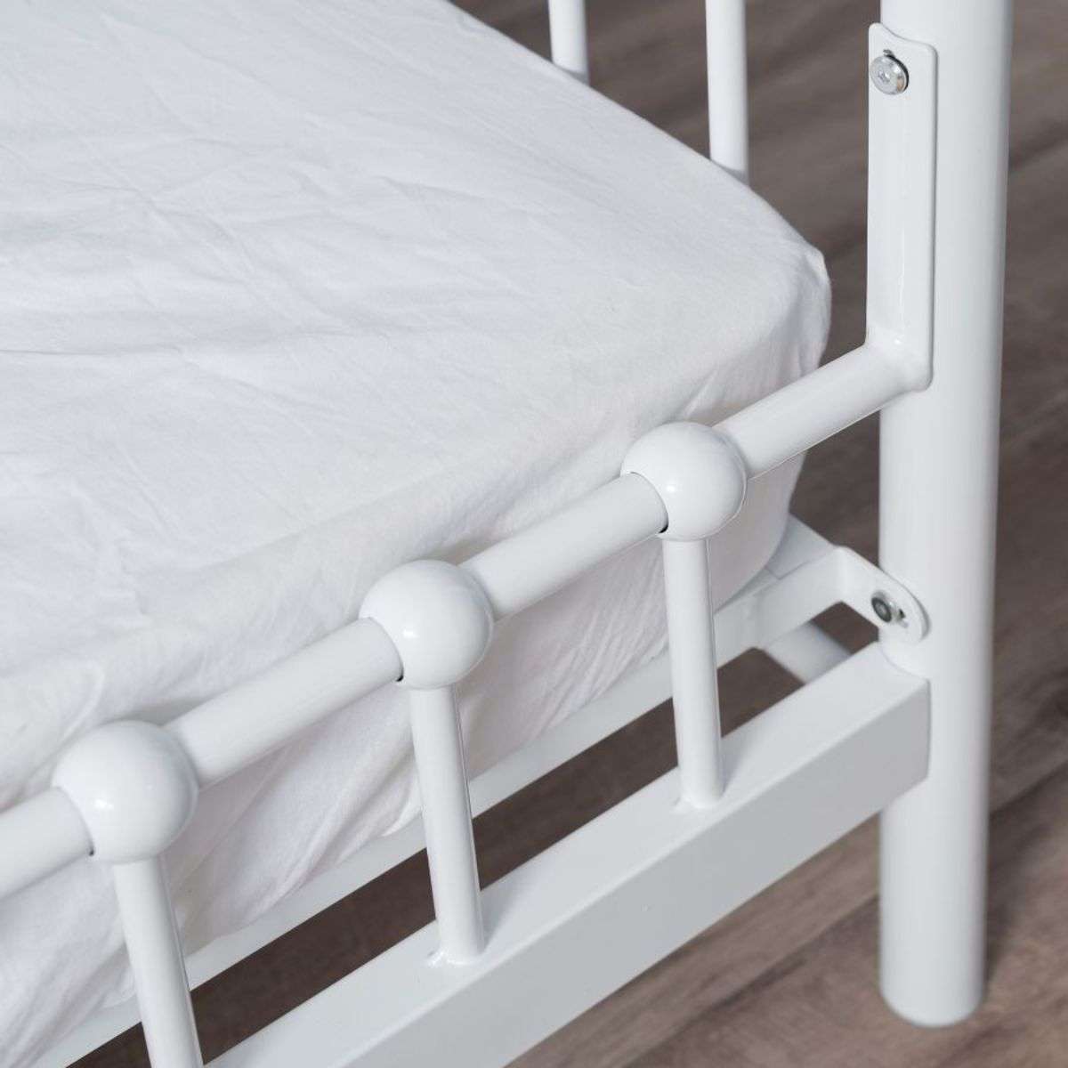 Sonata White Toddler Bed Conversion Kit - Convertible Crib to Toddler Bed for Safe and Easy Transition - Perfect for Nursery, Daycare, and Home Use