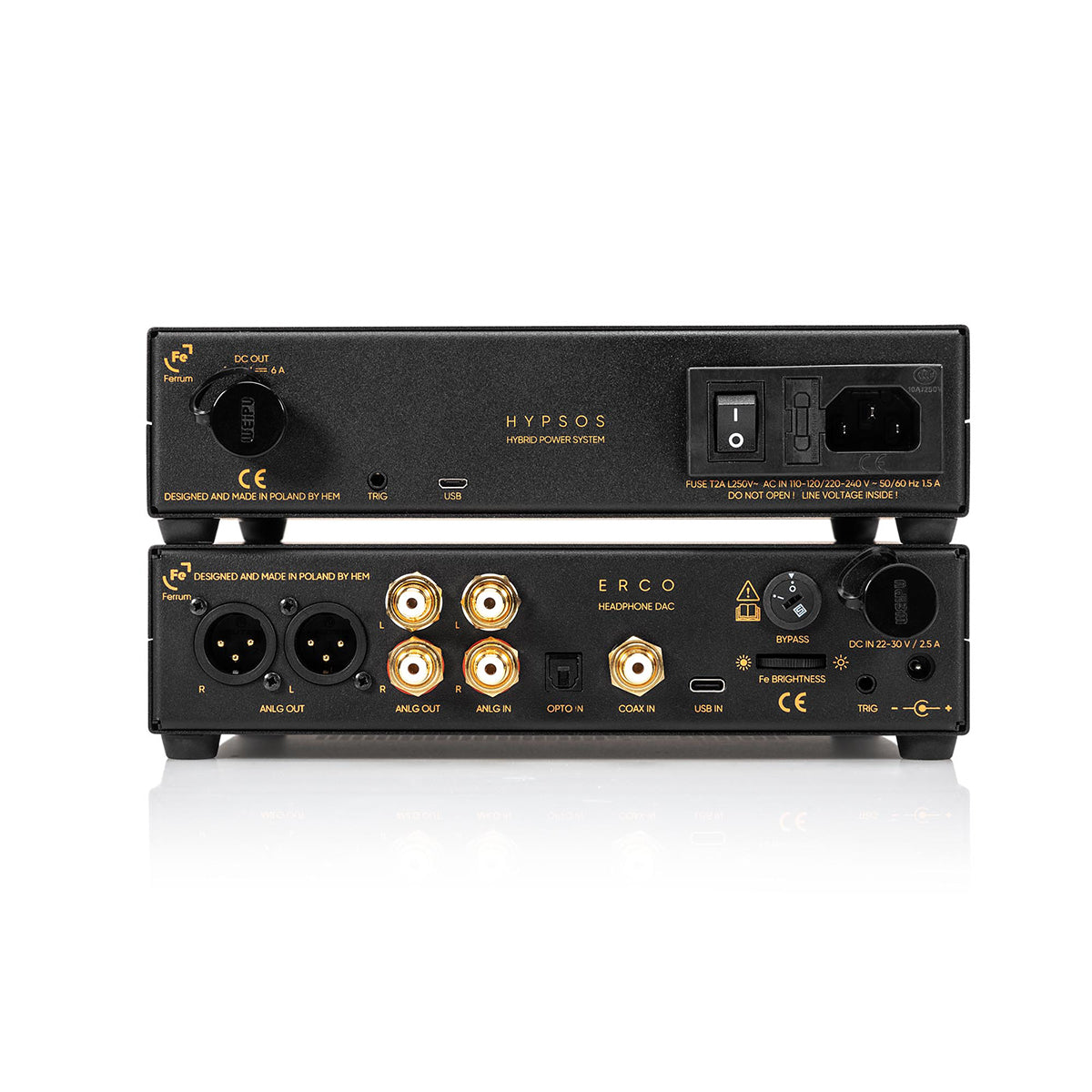 Ferrum ERCO Gen 2 DAC/Amp with Hypsos Power Supply - High-End Audio Bundle for Audiophiles | Perfect for Home Studio & Professional Music Production