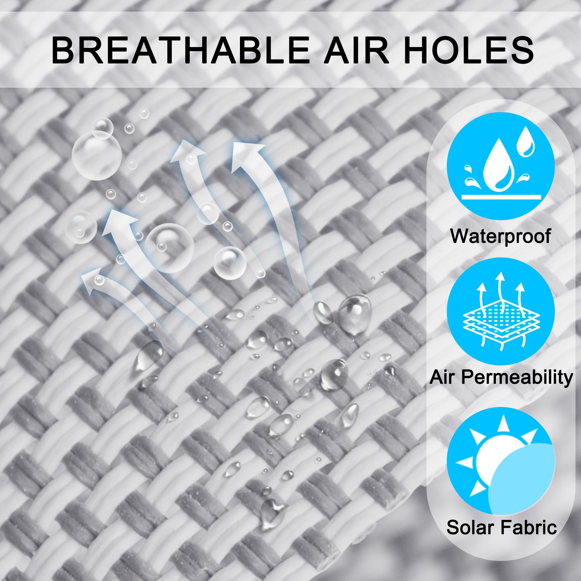 Cordless Solar Roller Shades 5% Openness - UV Protection, Gray 32x72