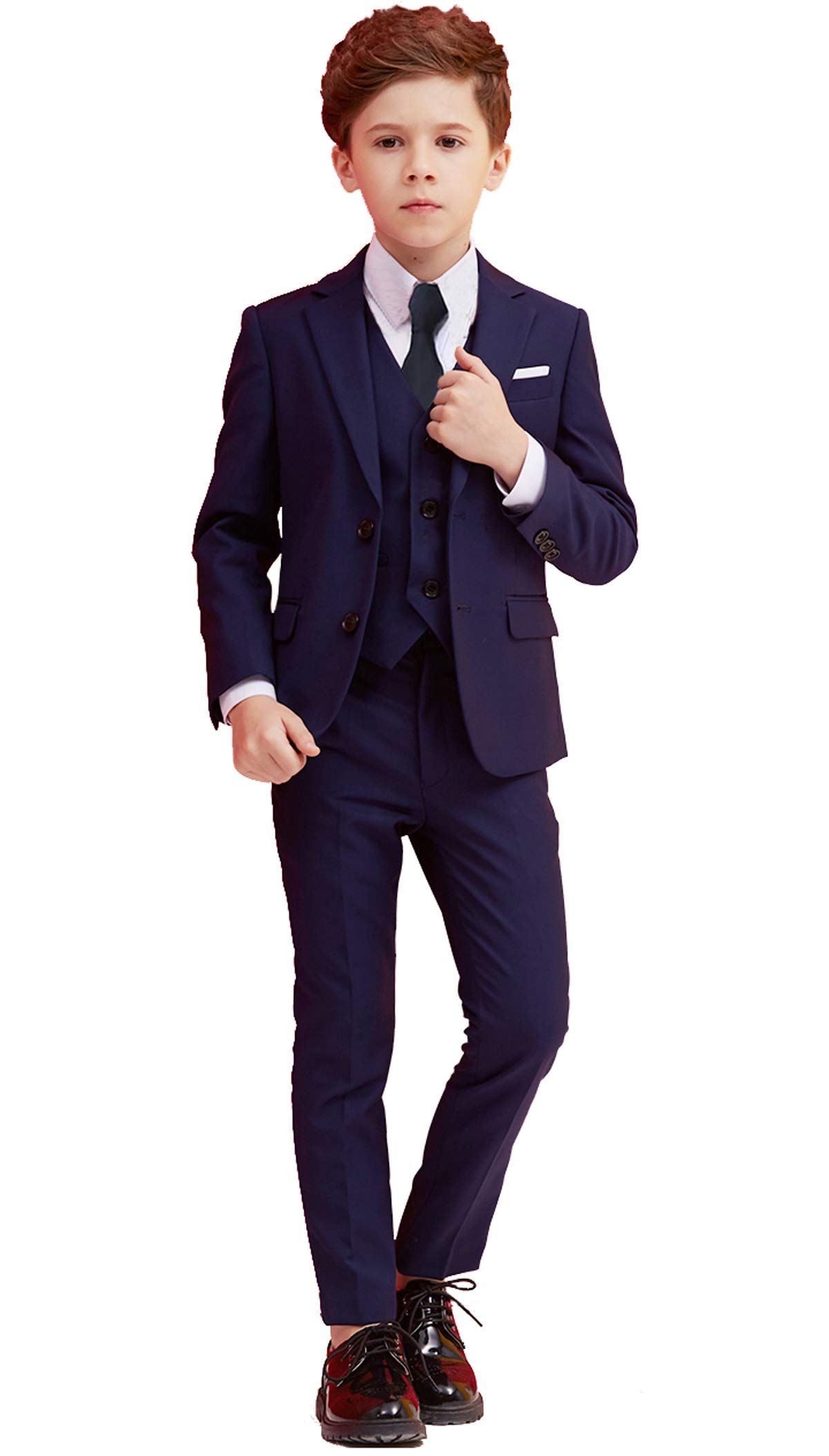 Boys Slim Fit Suit Set for Toddlers - Formal 2-Piece Blazer & Pants Outfit for Weddings, Parties & Special Occasions
