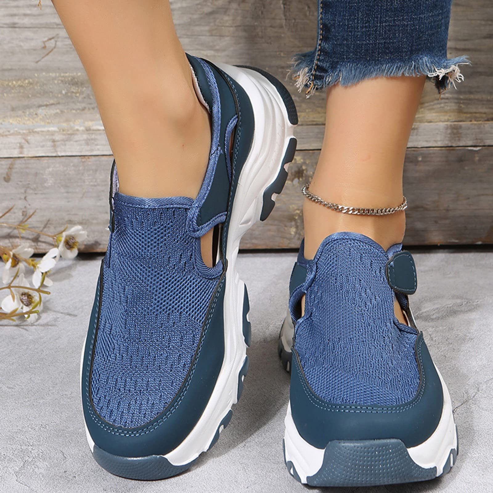 Women's Black Leather Trainers - Lightweight Hiking & Gym Sneakers for Running, Walking, Jogging & Football | Durable Workout Shoes for Women | Perfect for Outdoor Activities, Gym Training & Casual Wear