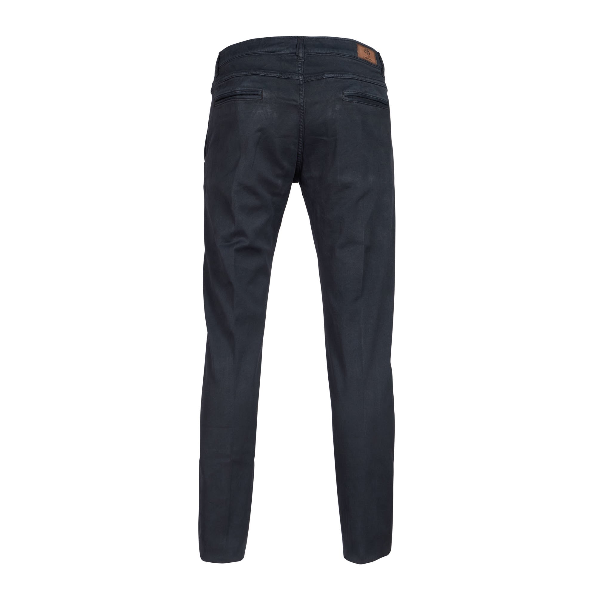 FRADI Men's Navy Blue Dress Pants - Slim Fit Business Casual Trousers for Office, Wedding & Formal Events