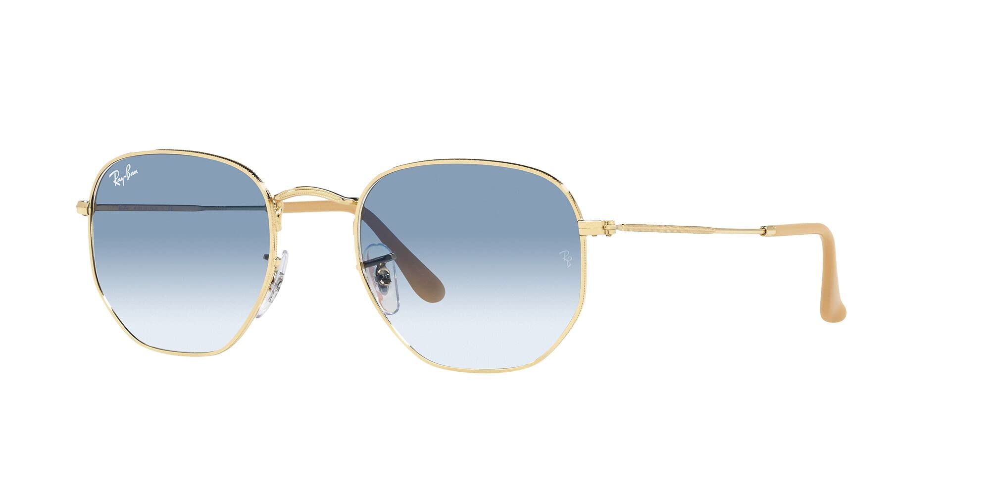 Ray-Ban RB3548 Hexagonal Sunglasses for Men & Women - Polarized UV Protection, Classic Aviator Style - Perfect for Driving, Beach & Outdoor Activities