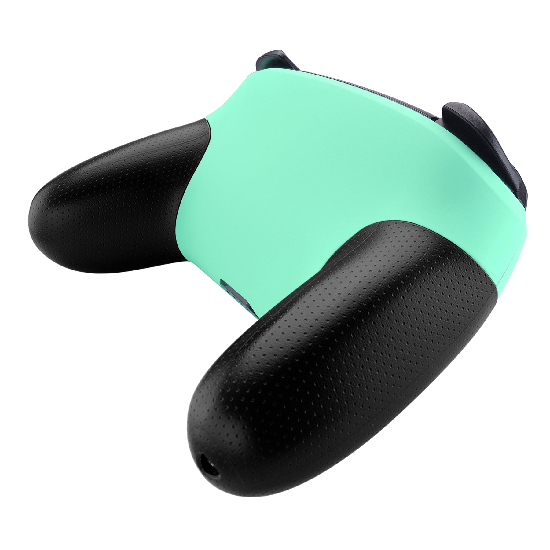 eXtremeRate Mint Green Replacement Faceplate & Backplate for Nintendo Switch Pro Controller - DIY Shell Housing Case (Controller Not Included) - Perfect for Custom Mods, Gaming Setup Upgrades & Switch Accessories Collection