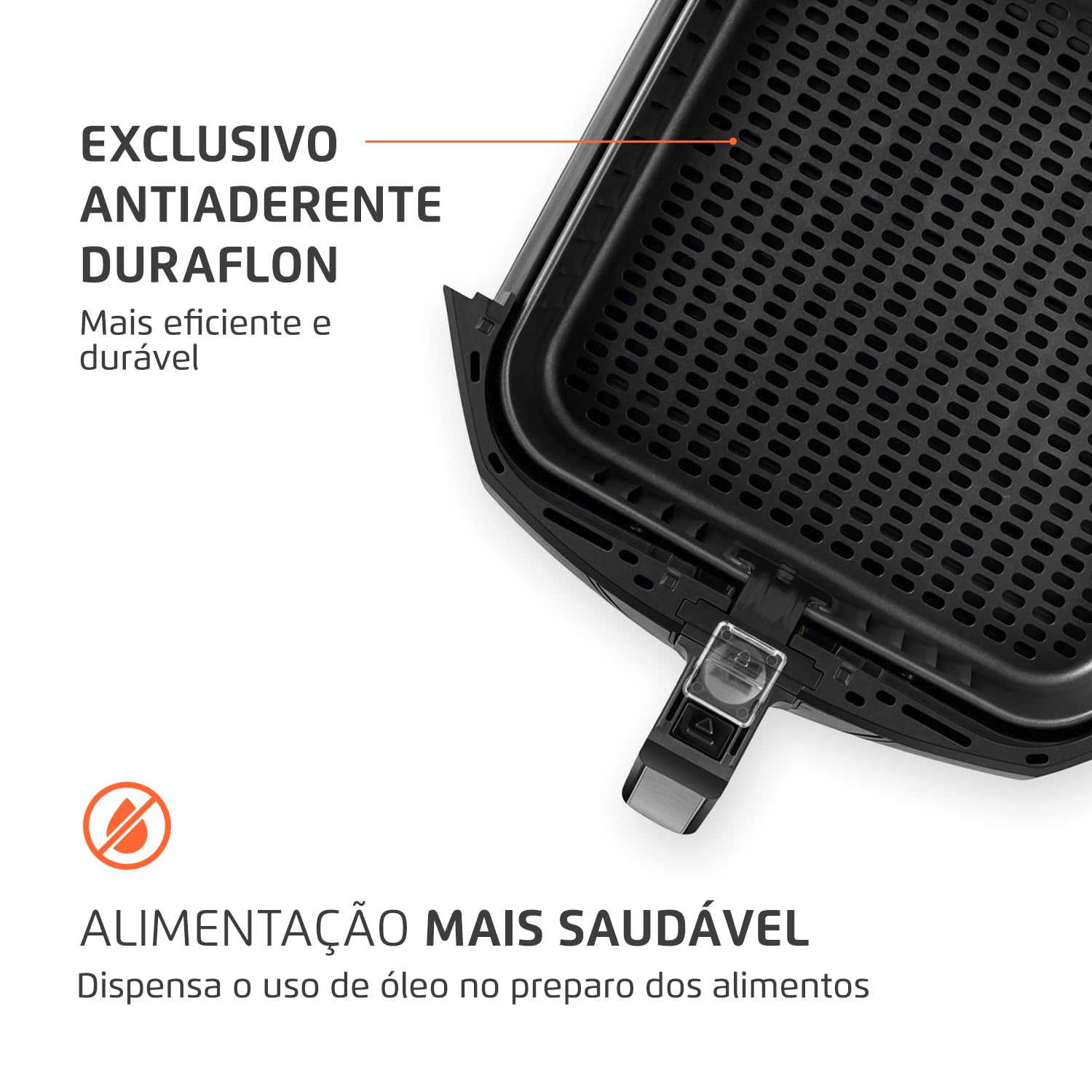8L Air Fryer No Oil 1900W 220V by Mondial - Black AFN-80-FB - Perfect for Healthy Cooking, Crispy Snacks & Family Meals