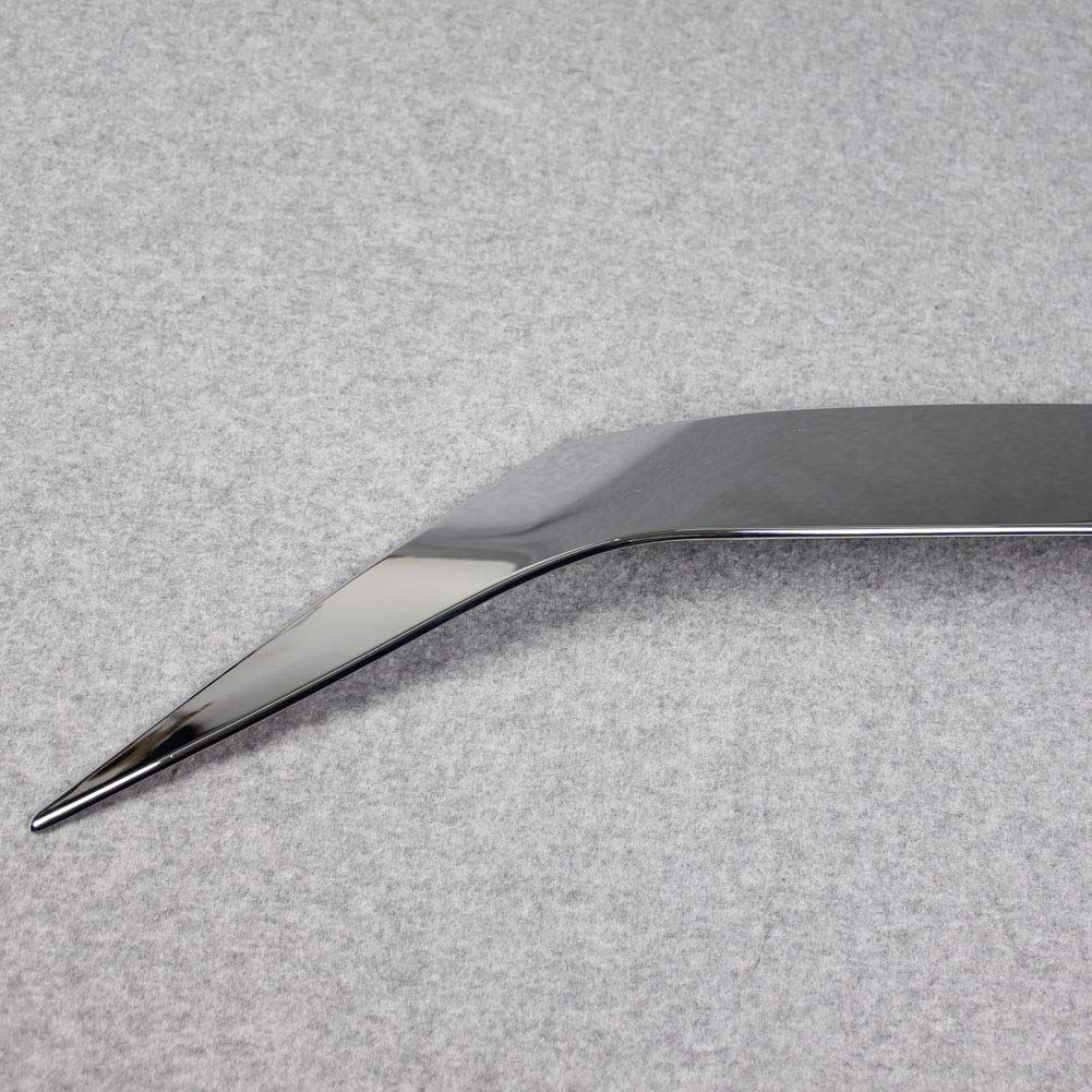 Beautost Chrome Front Hood Grill Cover for 2019-2025 Mazda 3 Axela - Stylish Car Exterior Accessory for Enhanced Vehicle Appearance & Protection