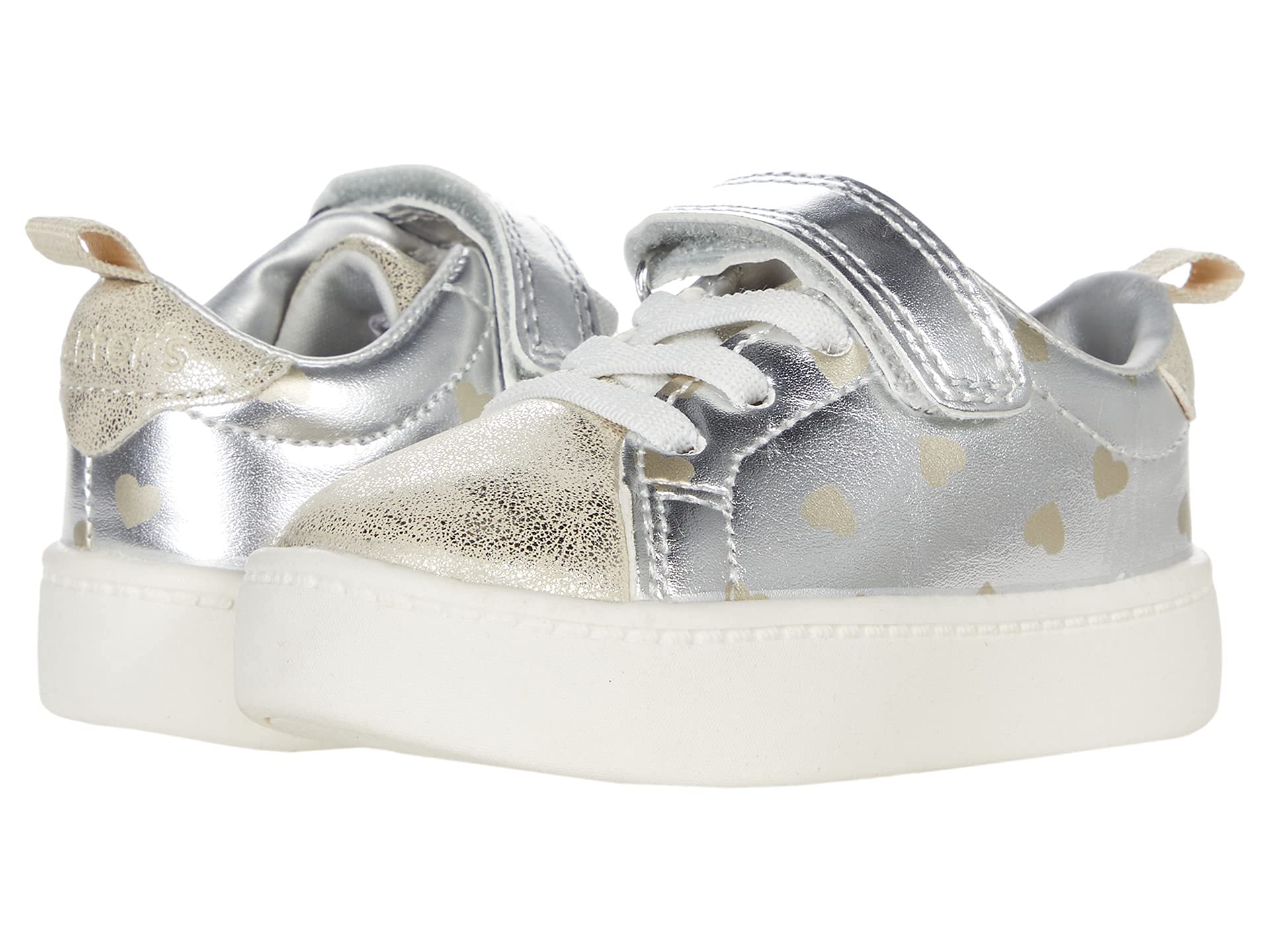 Carter's Girls Perrie Sneakers for Toddler & Little Kid - Comfortable & Stylish Shoes for Playtime, School & Everyday Wear